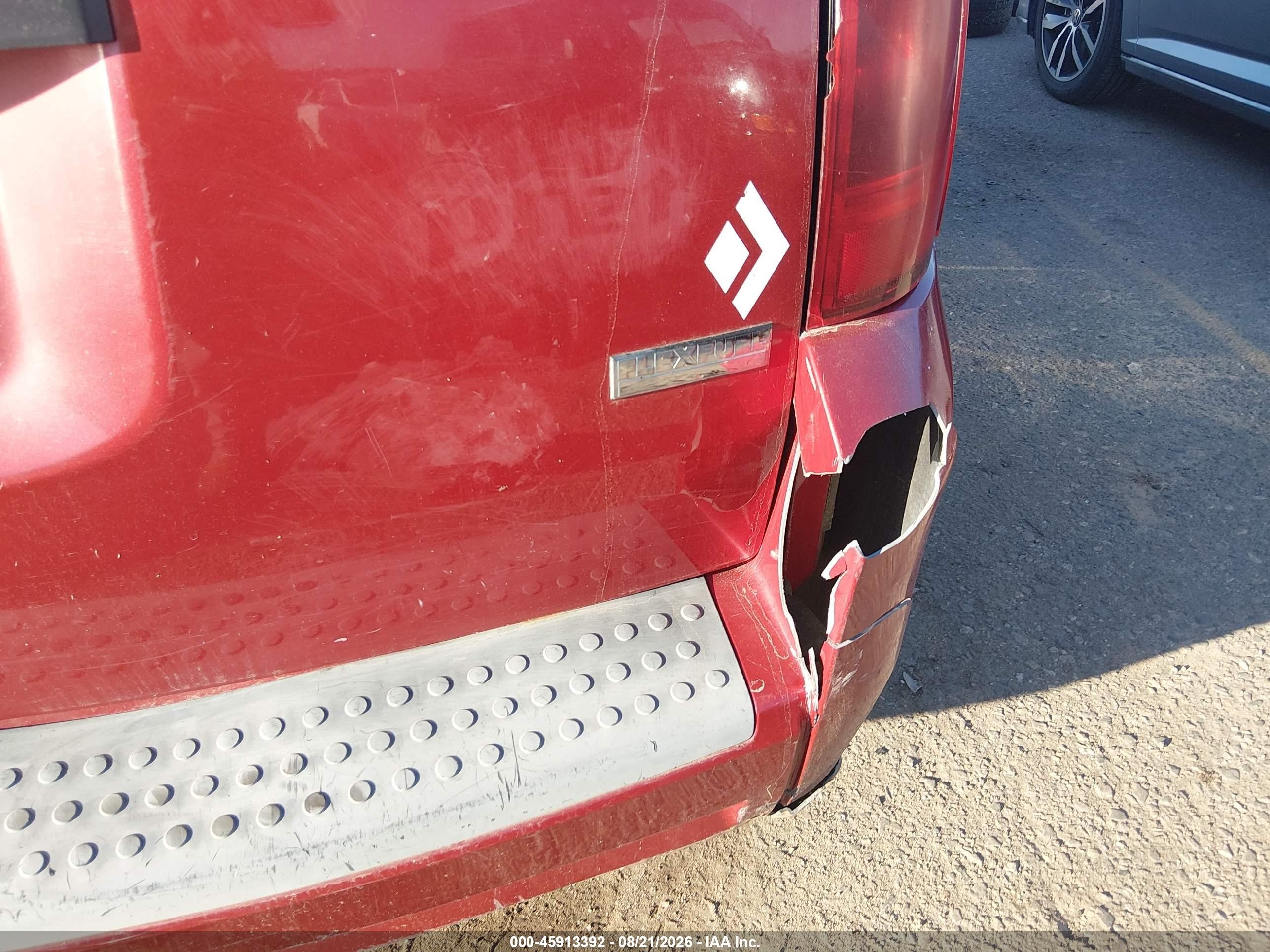 2008 Dodge Grand Caravan Se Красный vin: 1D8HN44H68B100410