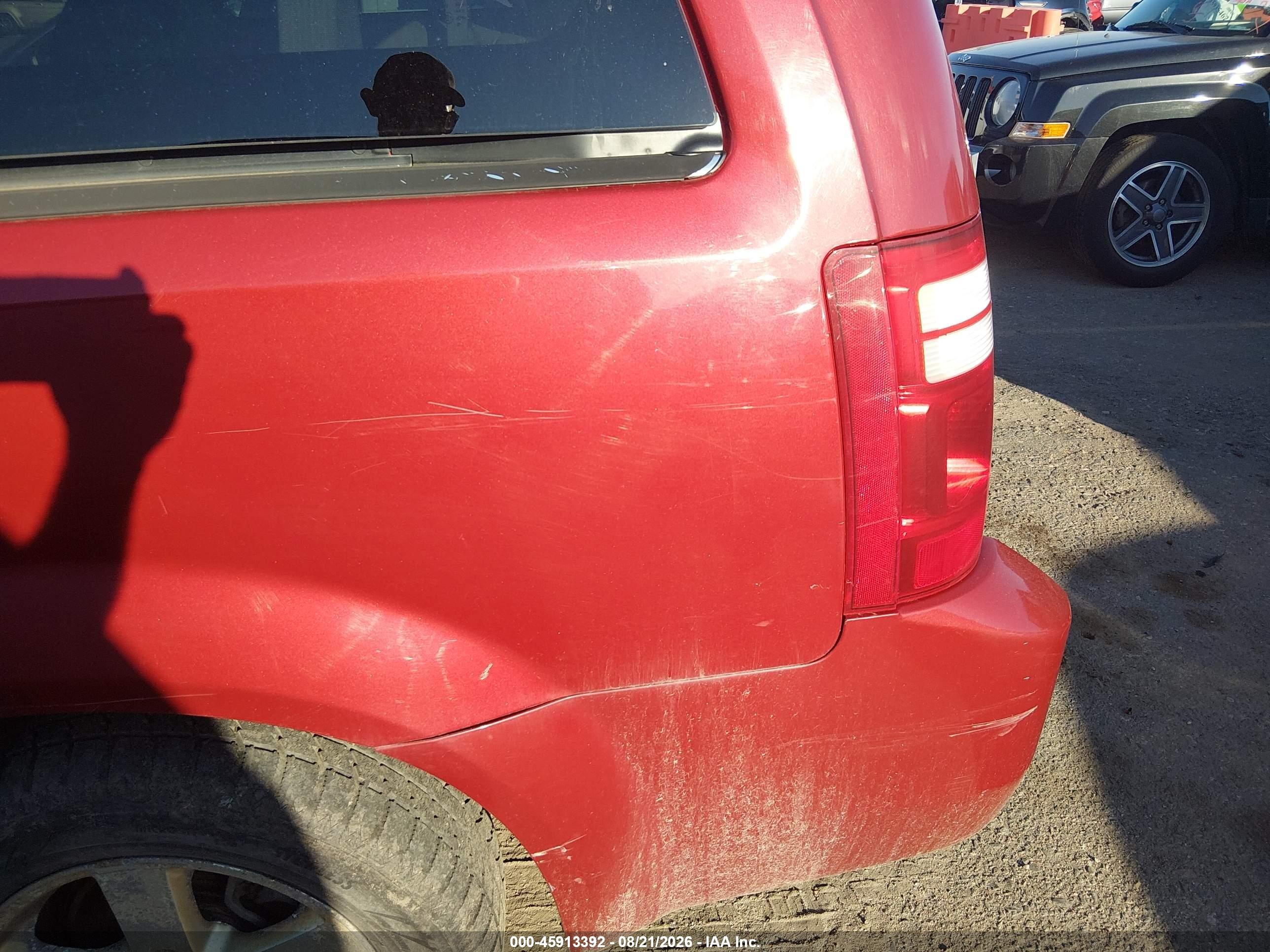 2008 Dodge Grand Caravan Se Красный vin: 1D8HN44H68B100410