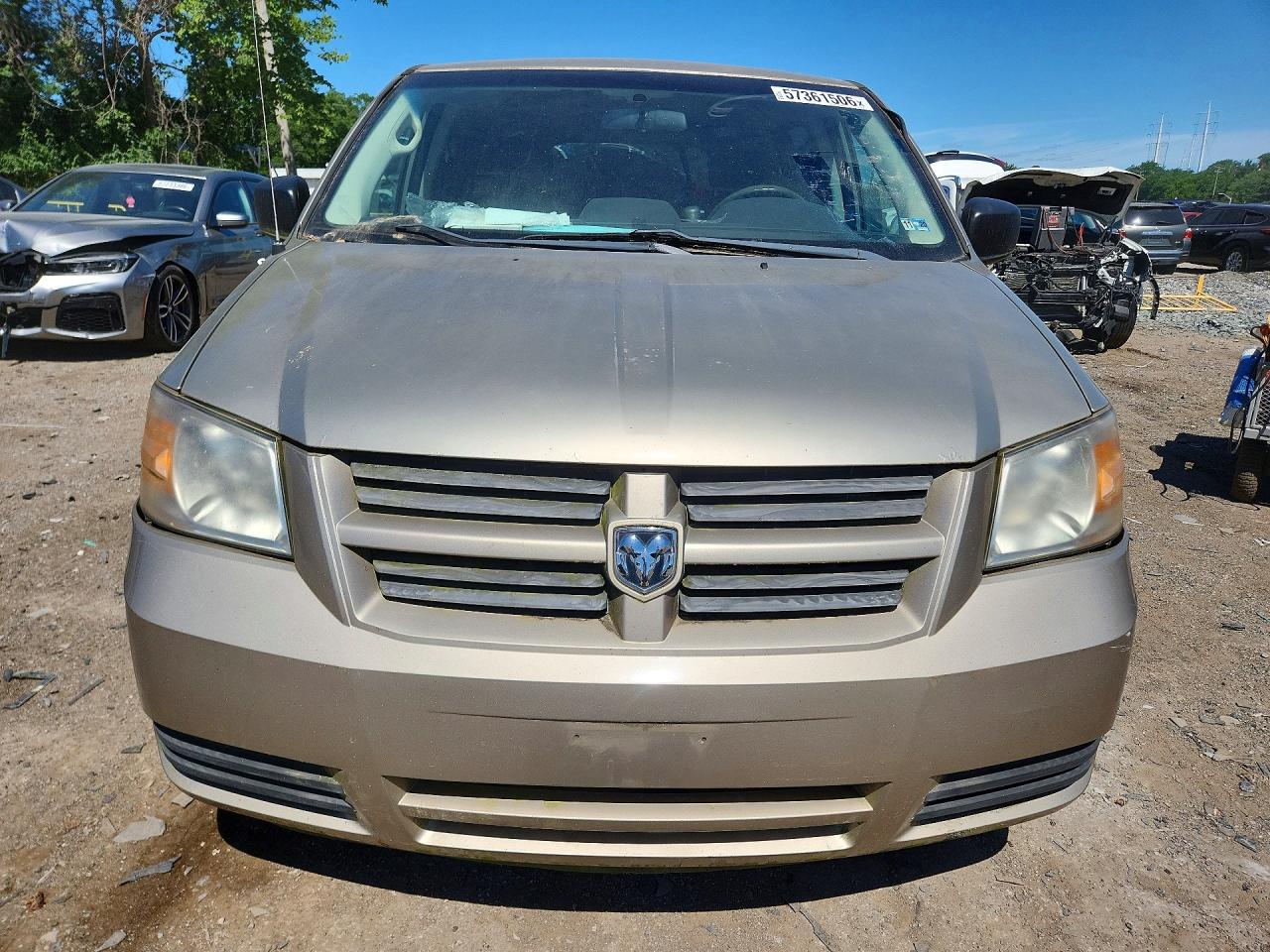 2008 Dodge Grand Caracan Tan vin: 1D8HN44H68B131317