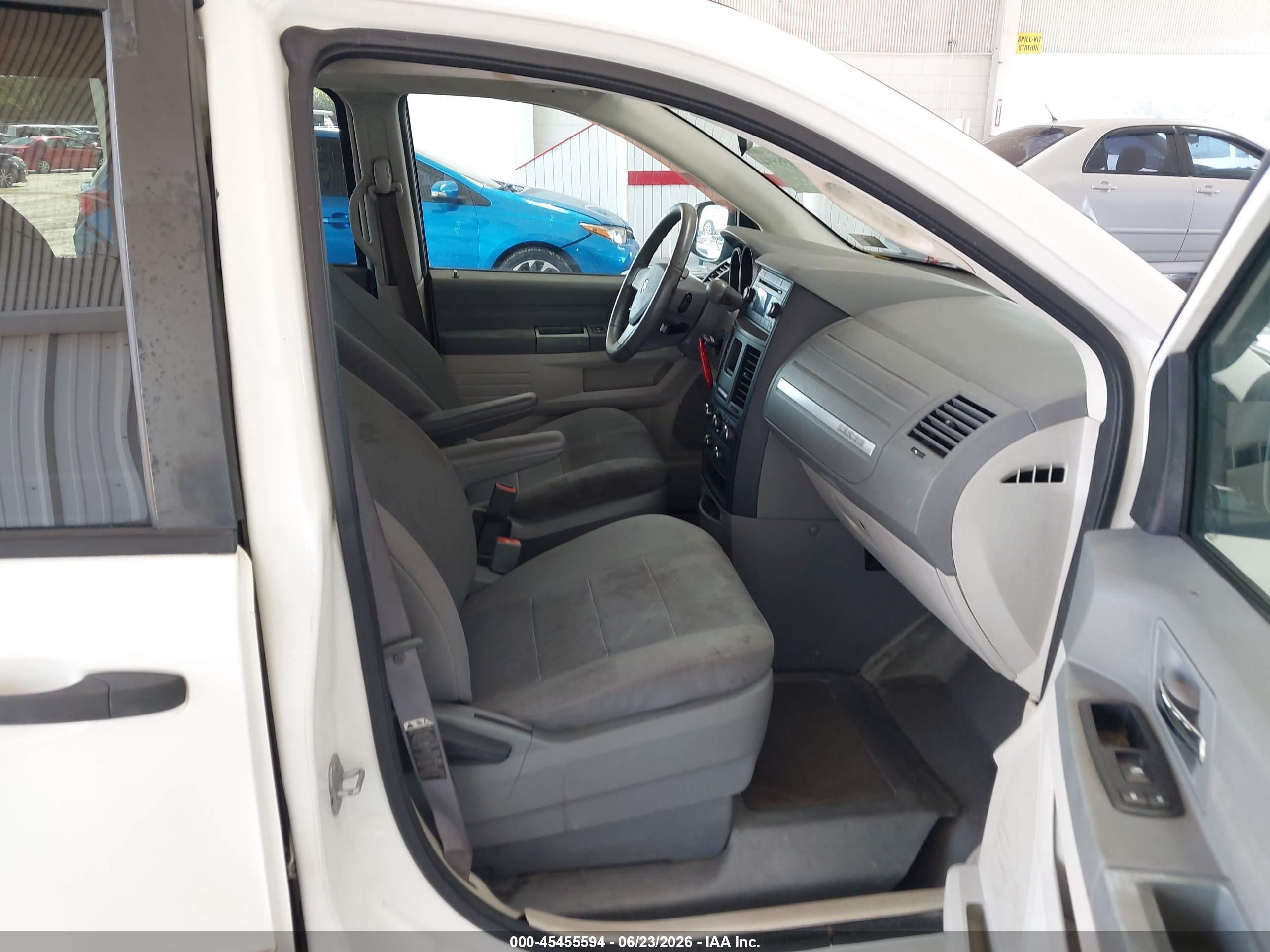 2008 Dodge Grand Caravan Se White vin: 1D8HN44H68B156363