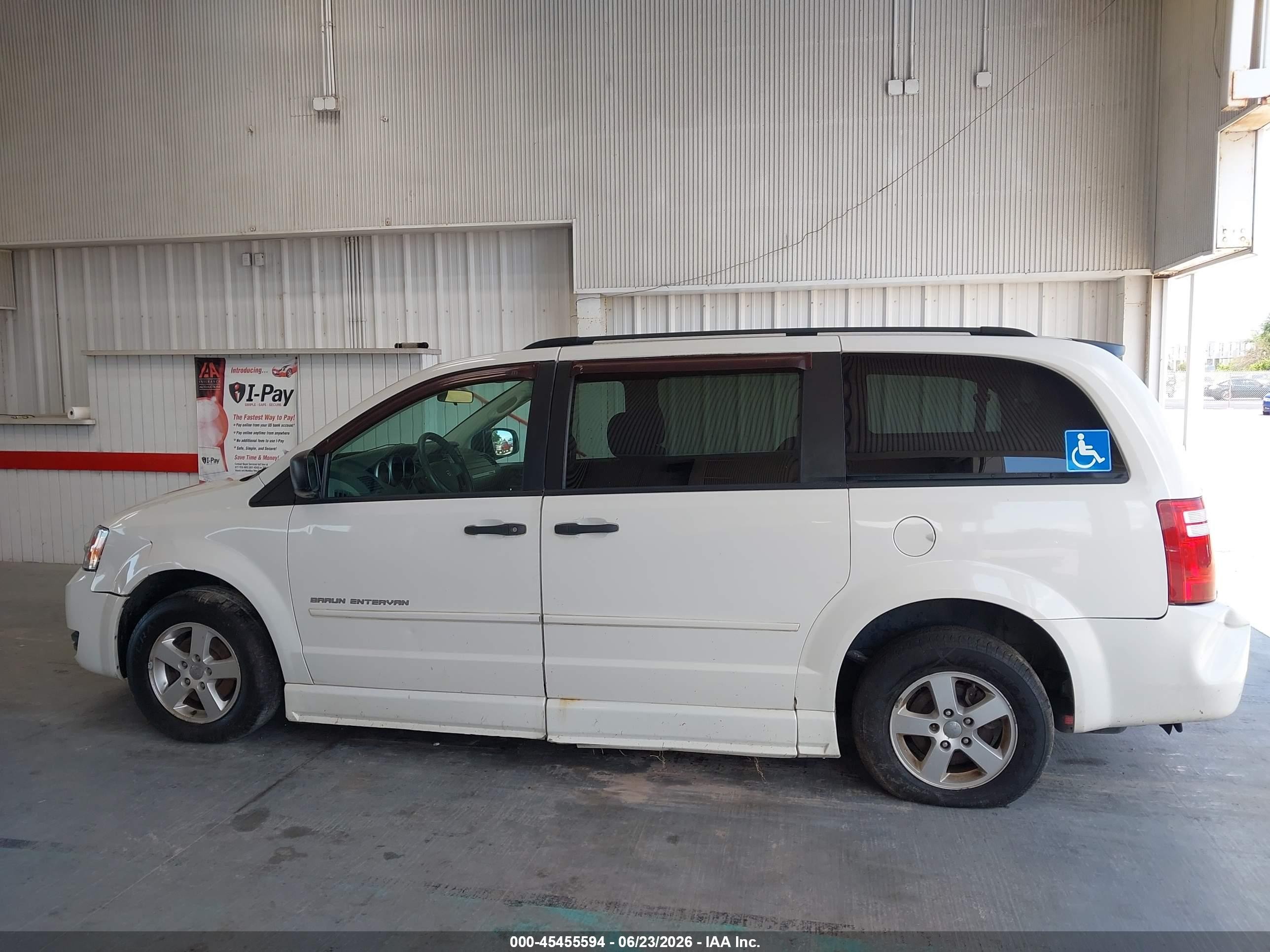 2008 Dodge Grand Caravan Se White vin: 1D8HN44H68B156363