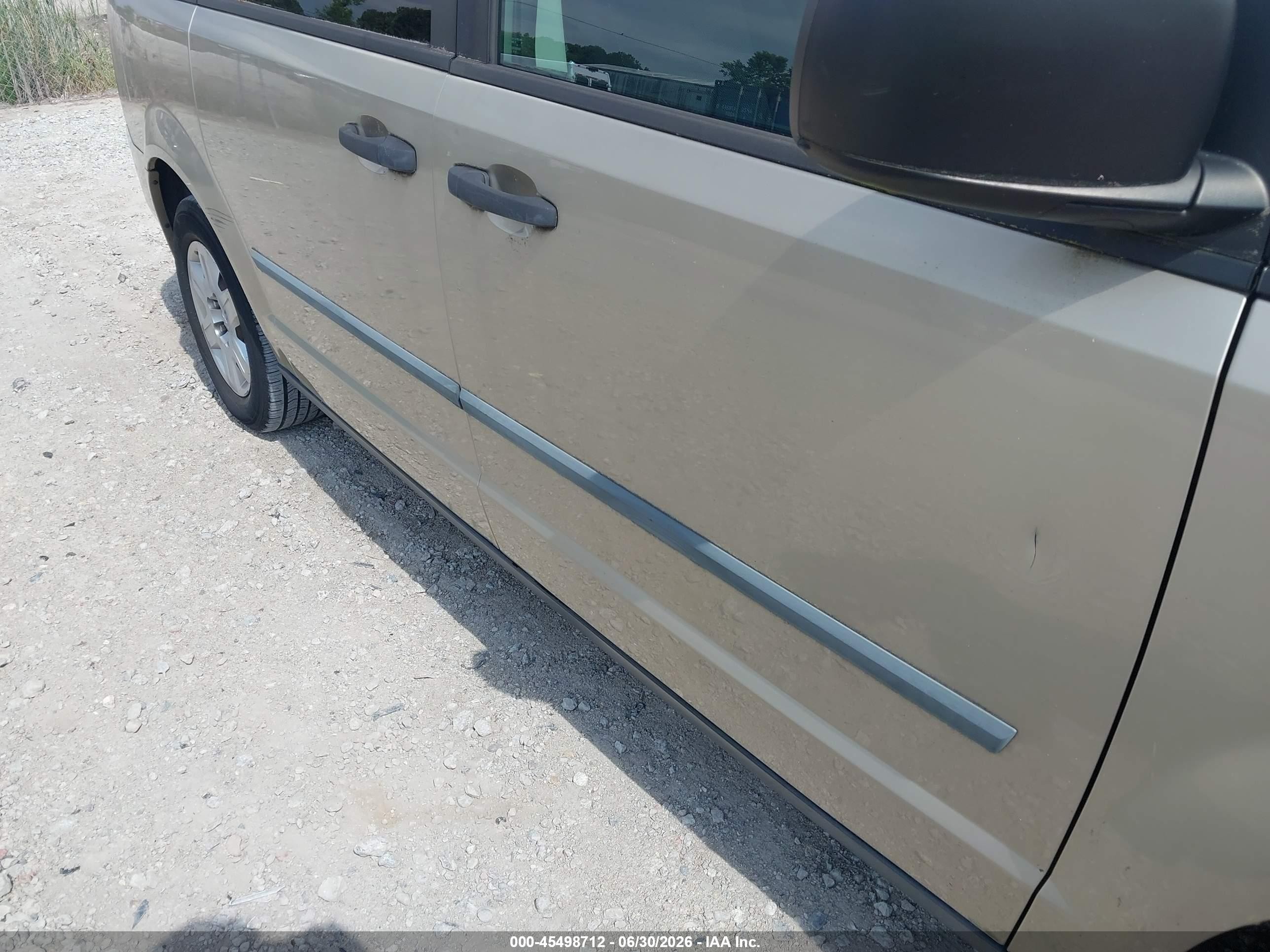 2008 Dodge Grand Caravan Se Brown vin: 1D8HN44H68B194997