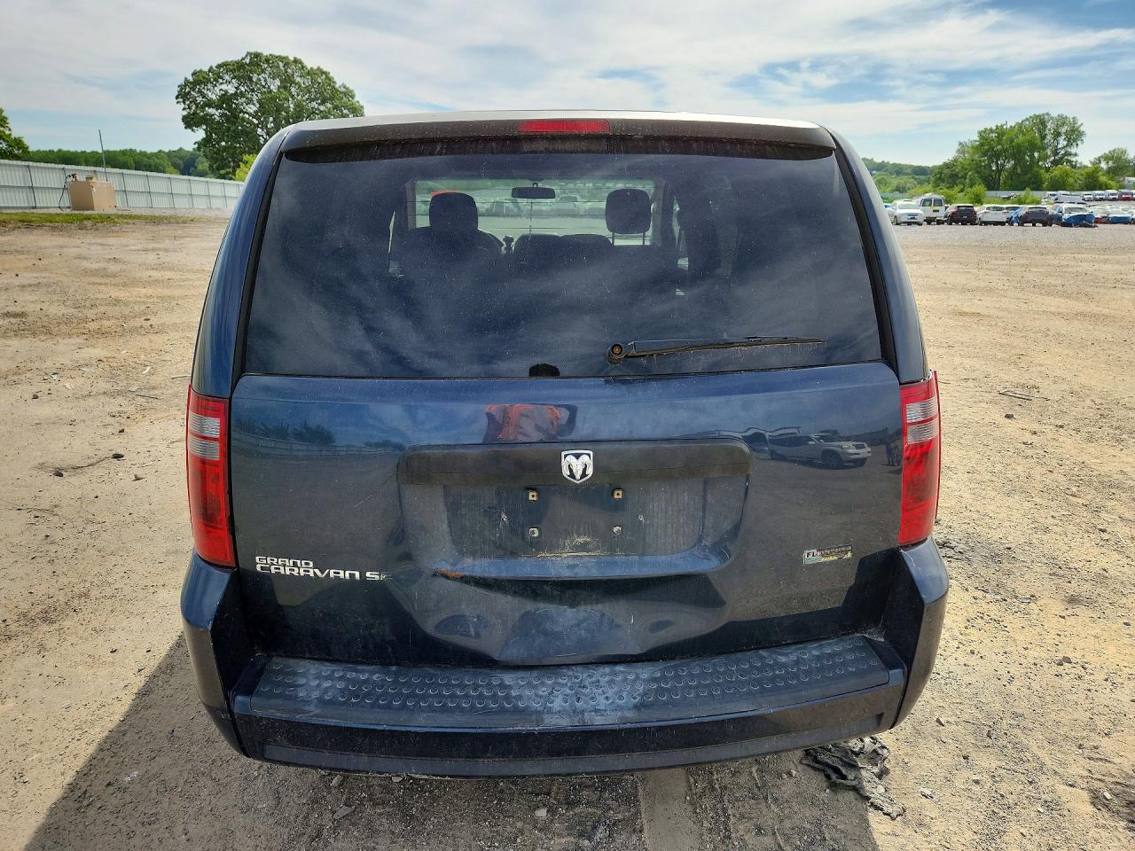 2008 Dodge Grand Caravan Se Blue vin: 1D8HN44H78B100299
