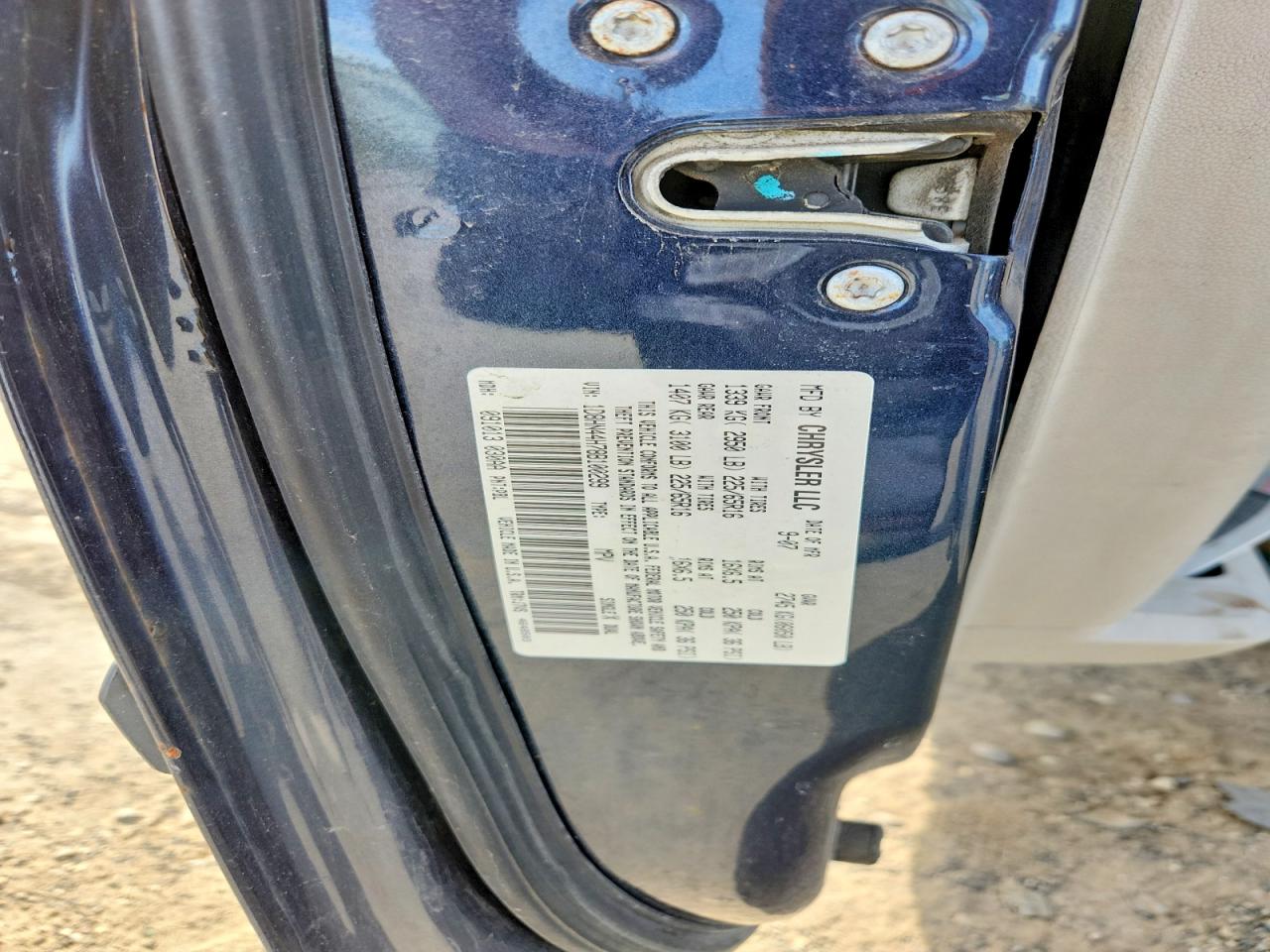 2008 Dodge Grand Caravan Se Blue vin: 1D8HN44H78B100299