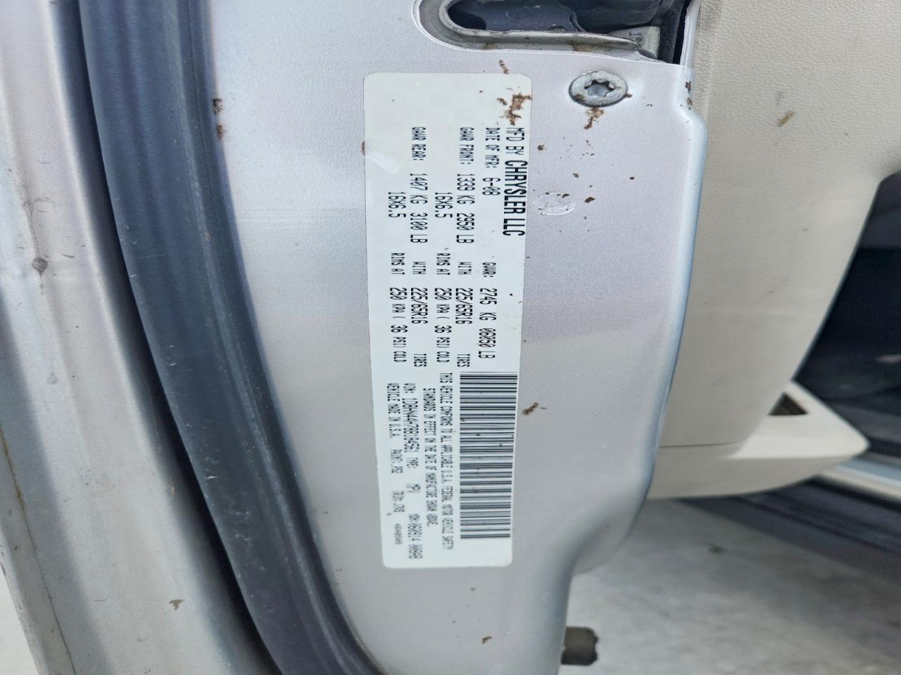 2008 Dodge Grand Caravan Se Silver vin: 1D8HN44H78B184561