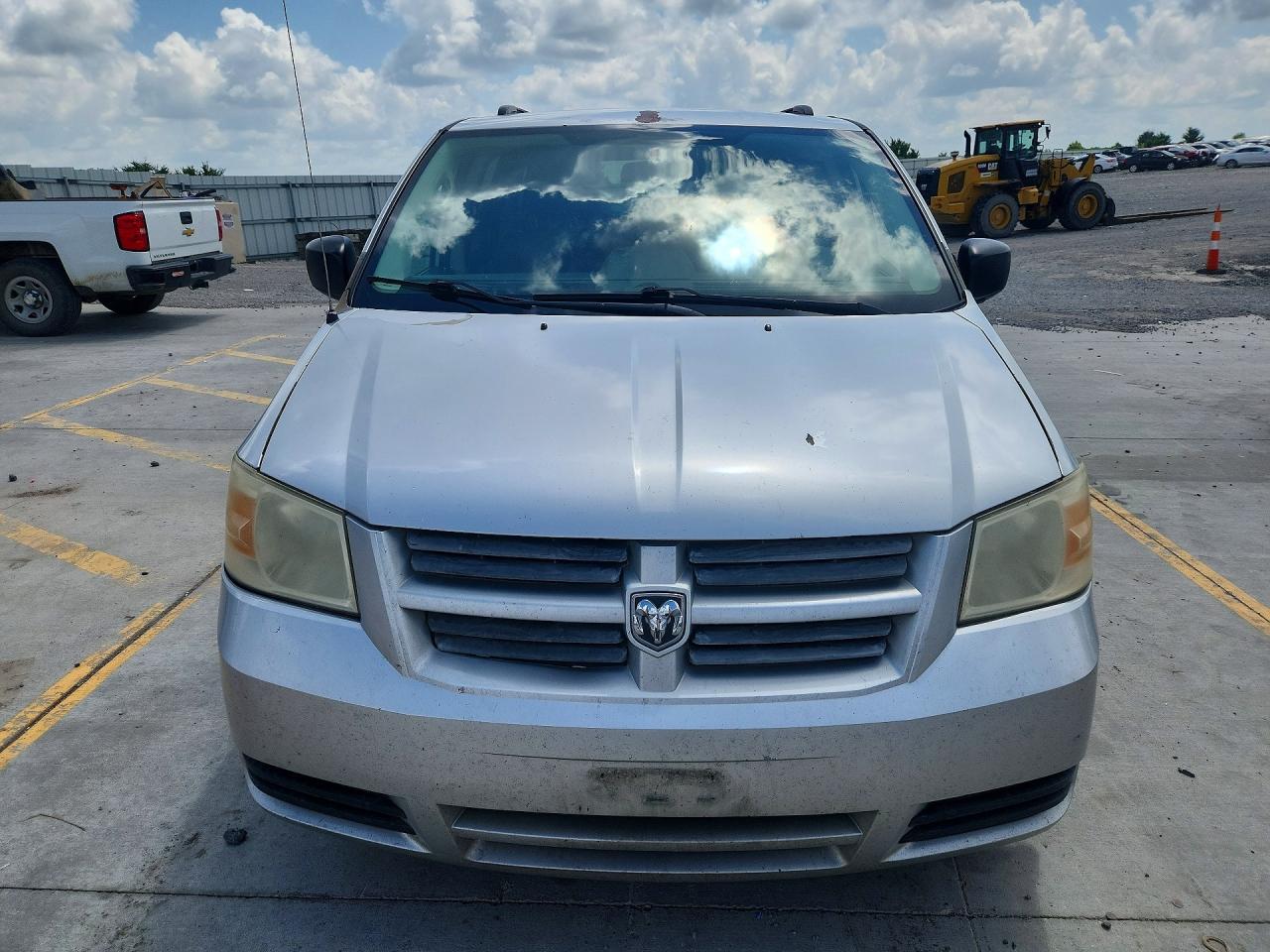 2008 Dodge Grand Caravan Se Silver vin: 1D8HN44H78B184561