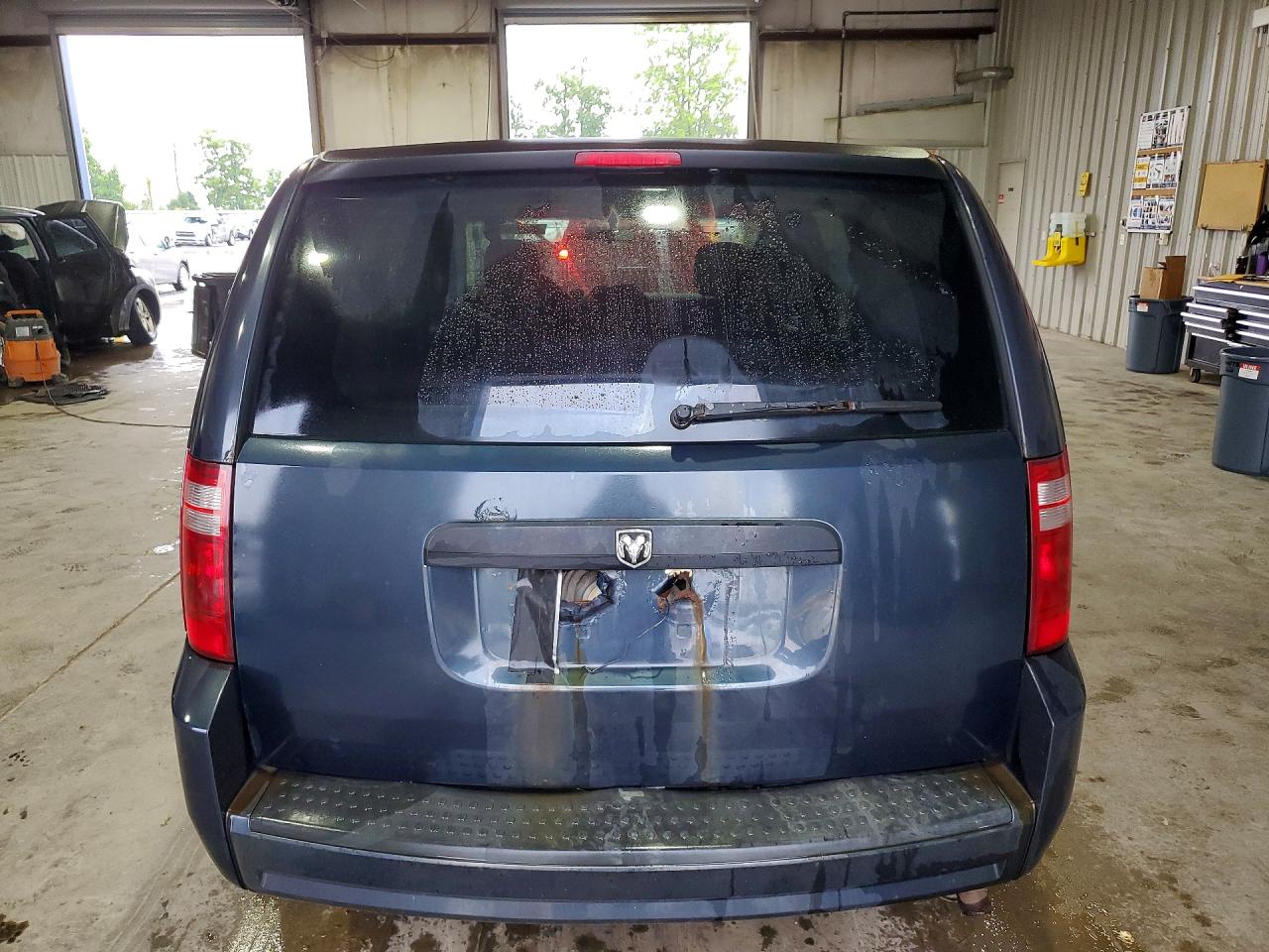 2008 Dodge Grand Caravan Se Blue vin: 1D8HN44H88B158664