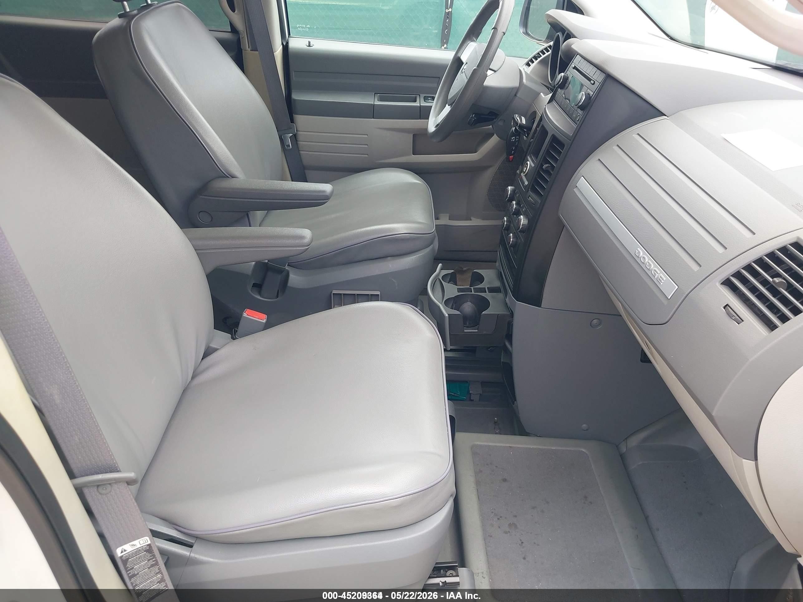 2008 Dodge Grand Caravan Se White vin: 1D8HN44H88B181569