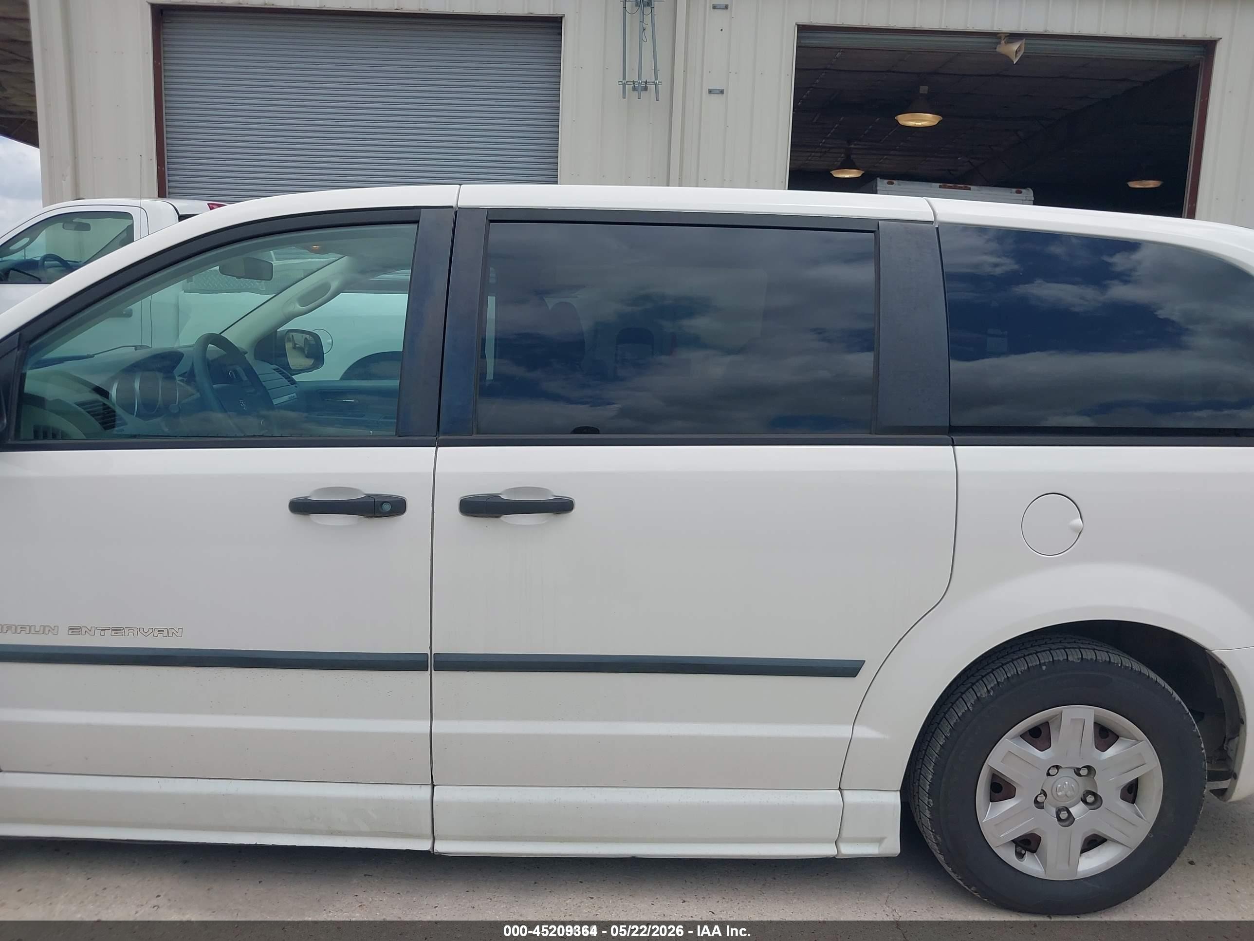 2008 Dodge Grand Caravan Se White vin: 1D8HN44H88B181569