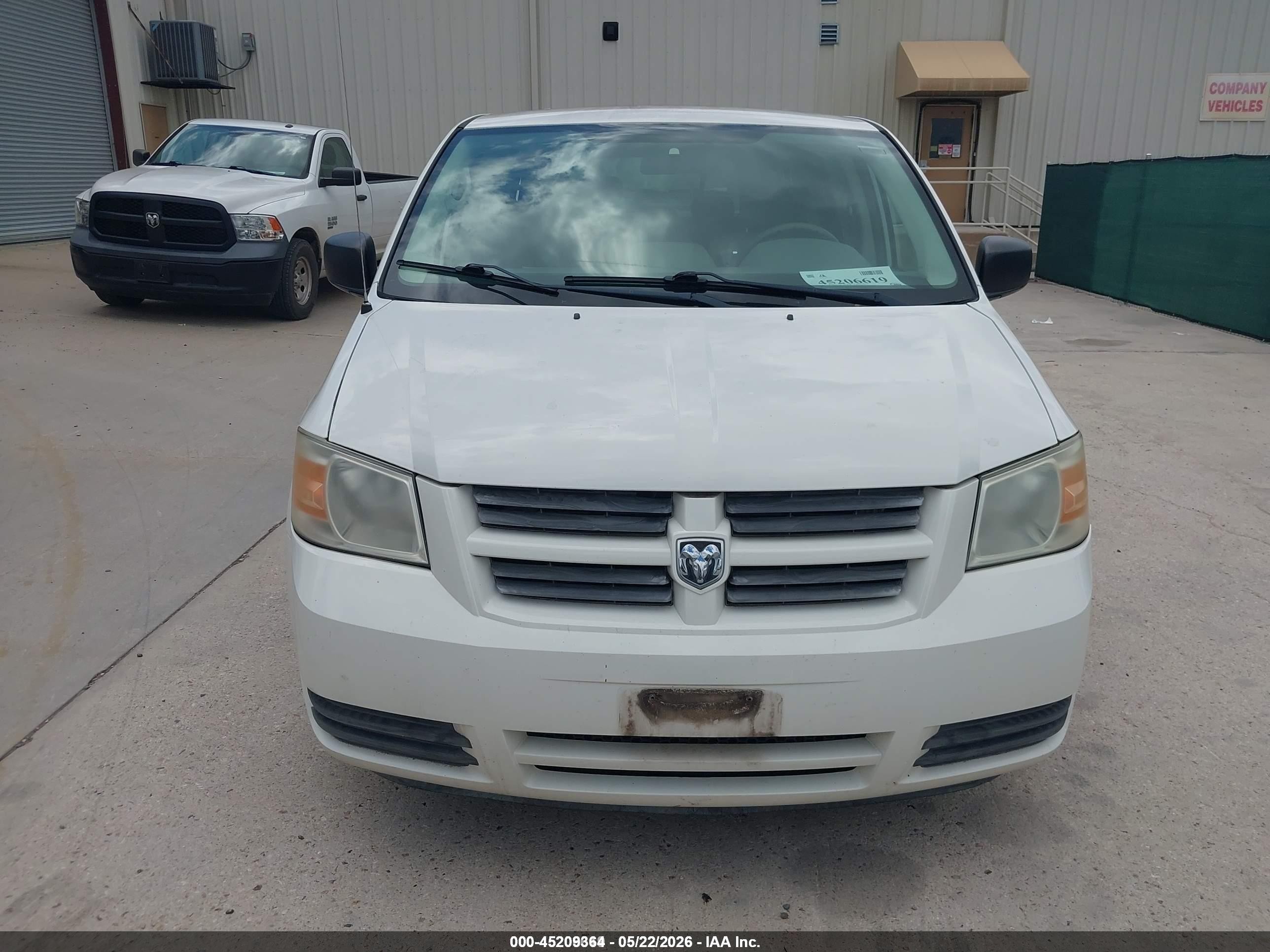 2008 Dodge Grand Caravan Se White vin: 1D8HN44H88B181569