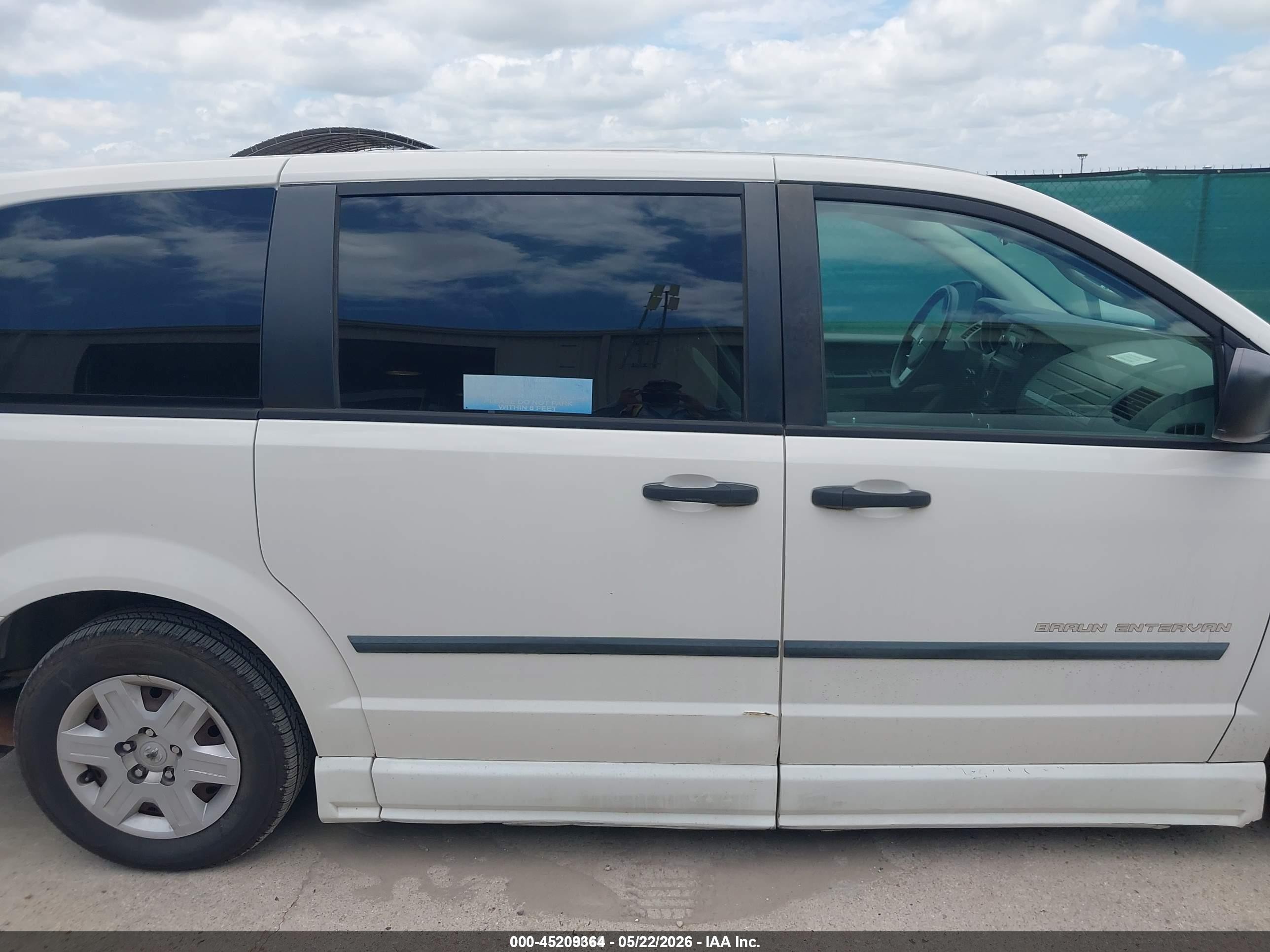 2008 Dodge Grand Caravan Se White vin: 1D8HN44H88B181569