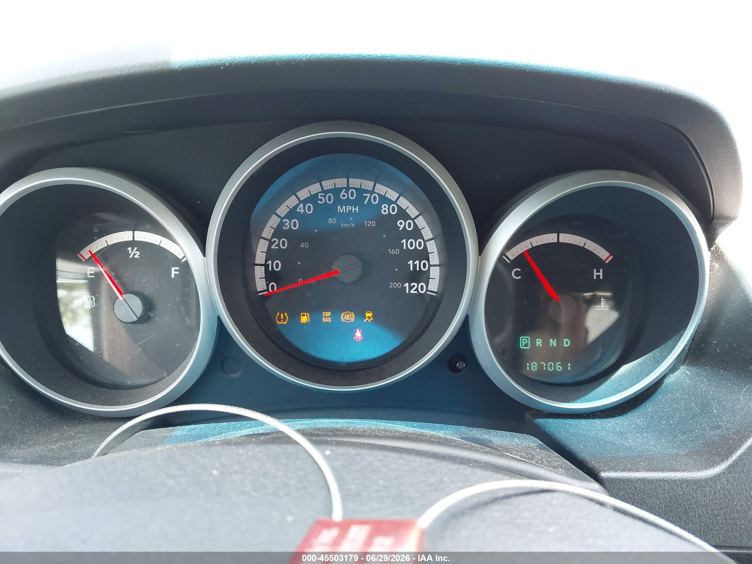 2008 Dodge Grand Caravan Se Red vin: 1D8HN44H98B102930