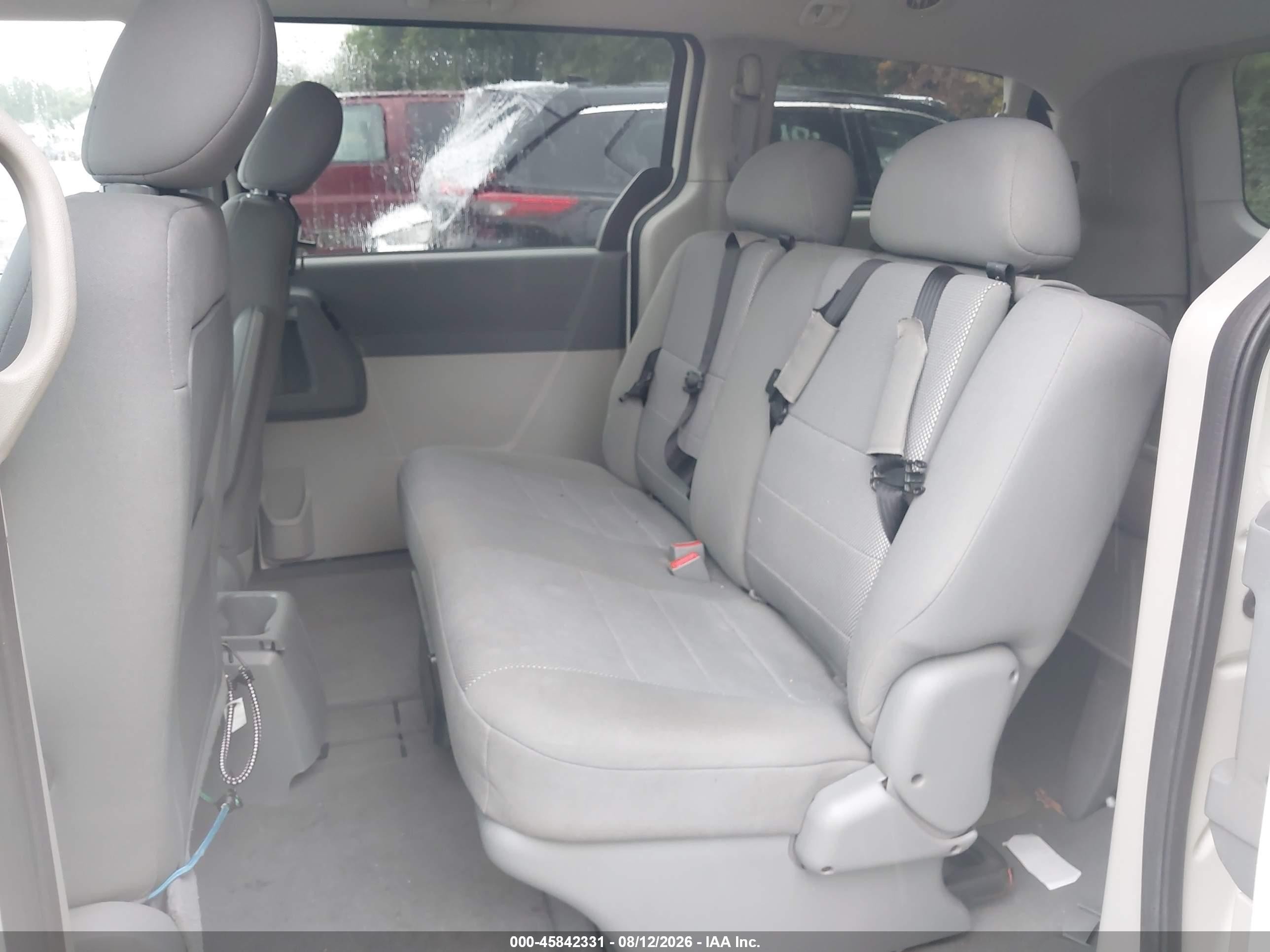 2008 Dodge Grand Caravan Se White vin: 1D8HN44HX8B113659