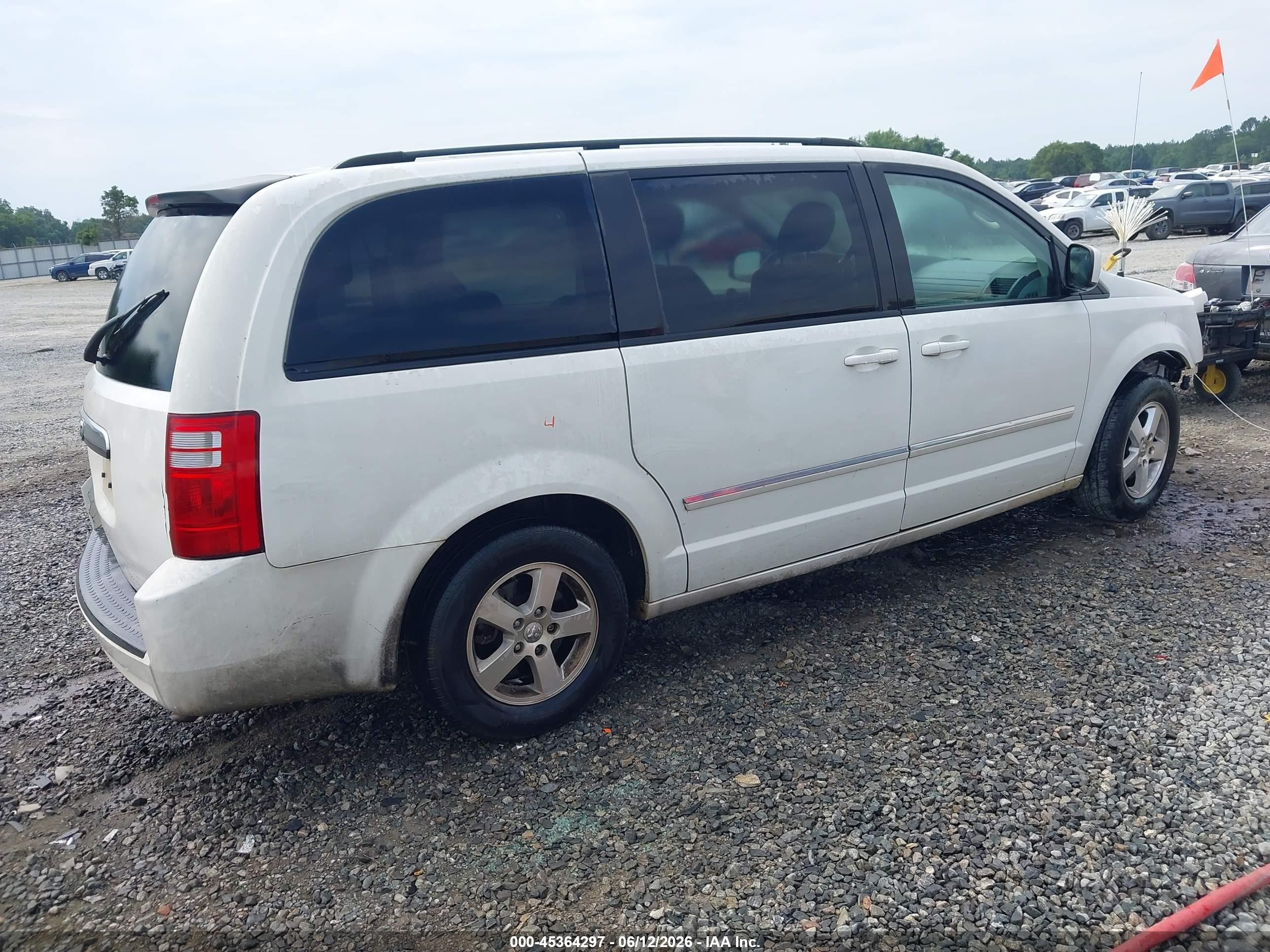 2008 Dodge Grand Caravan Sxt White vin: 1D8HN54P08B132508