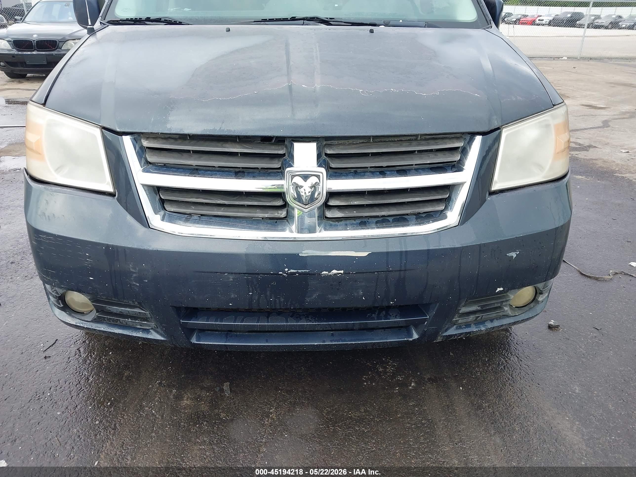 2008 Dodge Grand Caravan Sxt Blue vin: 1D8HN54P08B139104