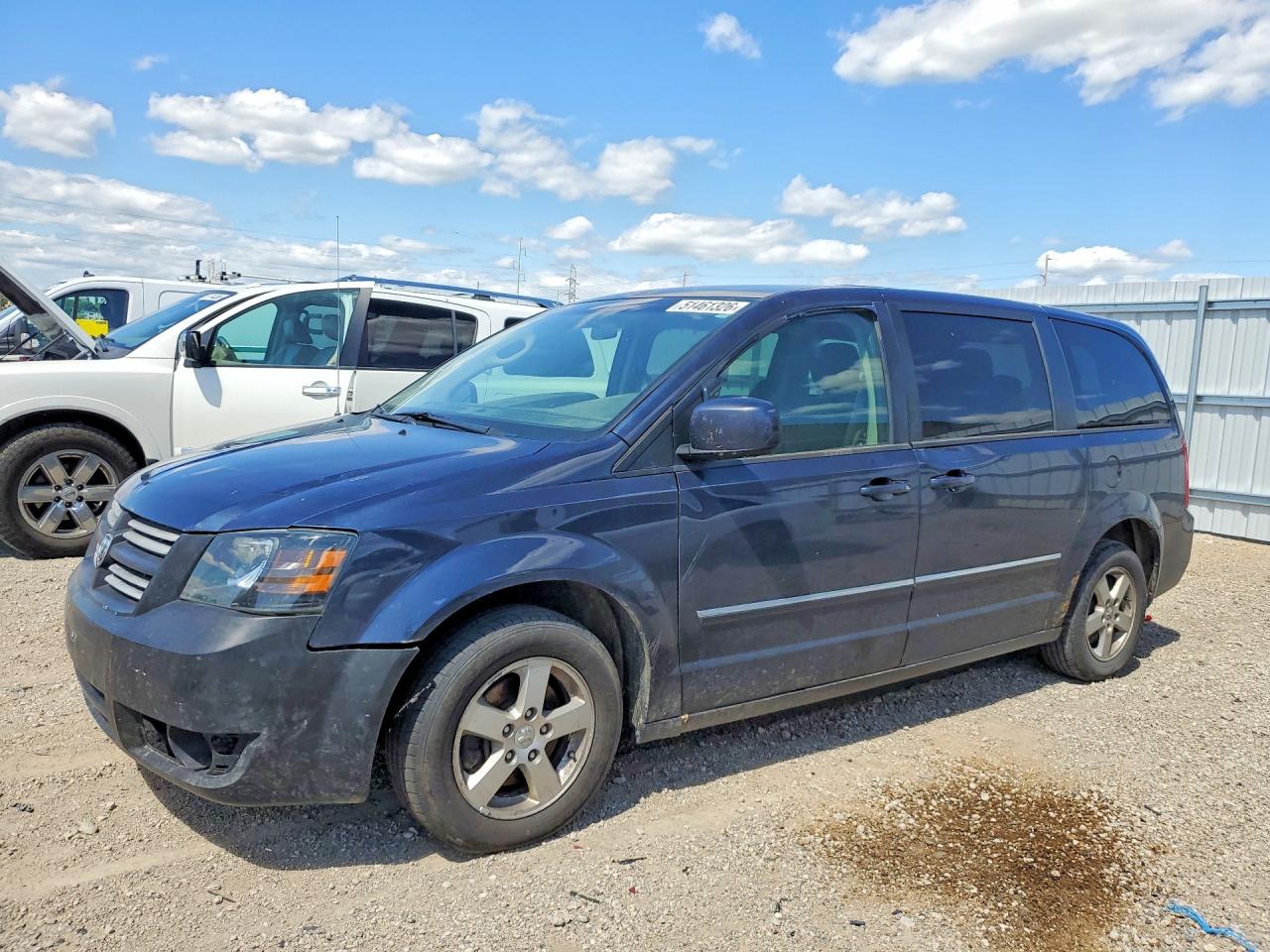 2008 Dodge Grand Caravan Sxt Blue vin: 1D8HN54P08B139281