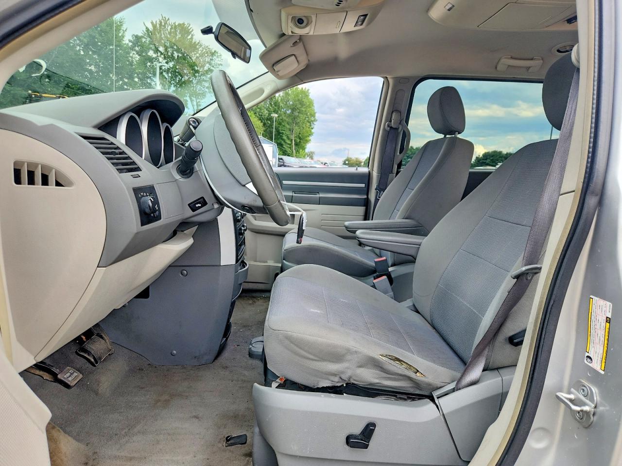 2008 Dodge Grand Caravan Sxt Silver vin: 1D8HN54P08B162334