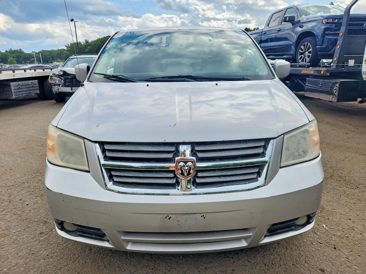2008 Dodge Grand Caravan Sxt Silver vin: 1D8HN54P08B162334