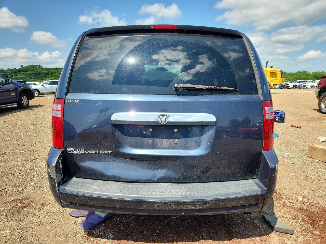 2008 Dodge Grand Caravan Sxt Blue vin: 1D8HN54P08B168635