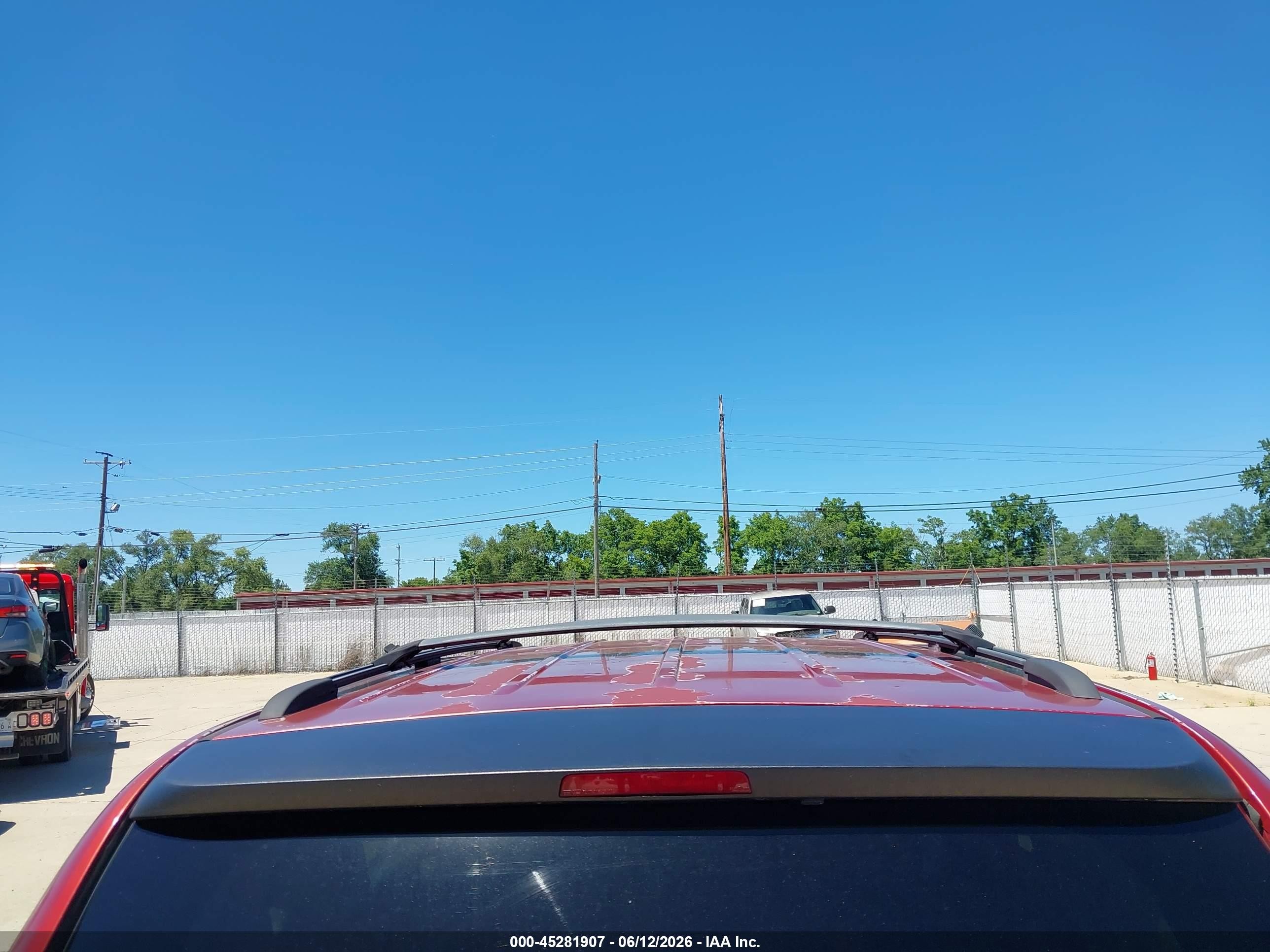 2008 Dodge Grand Caravan Sxt Red vin: 1D8HN54P18B129584