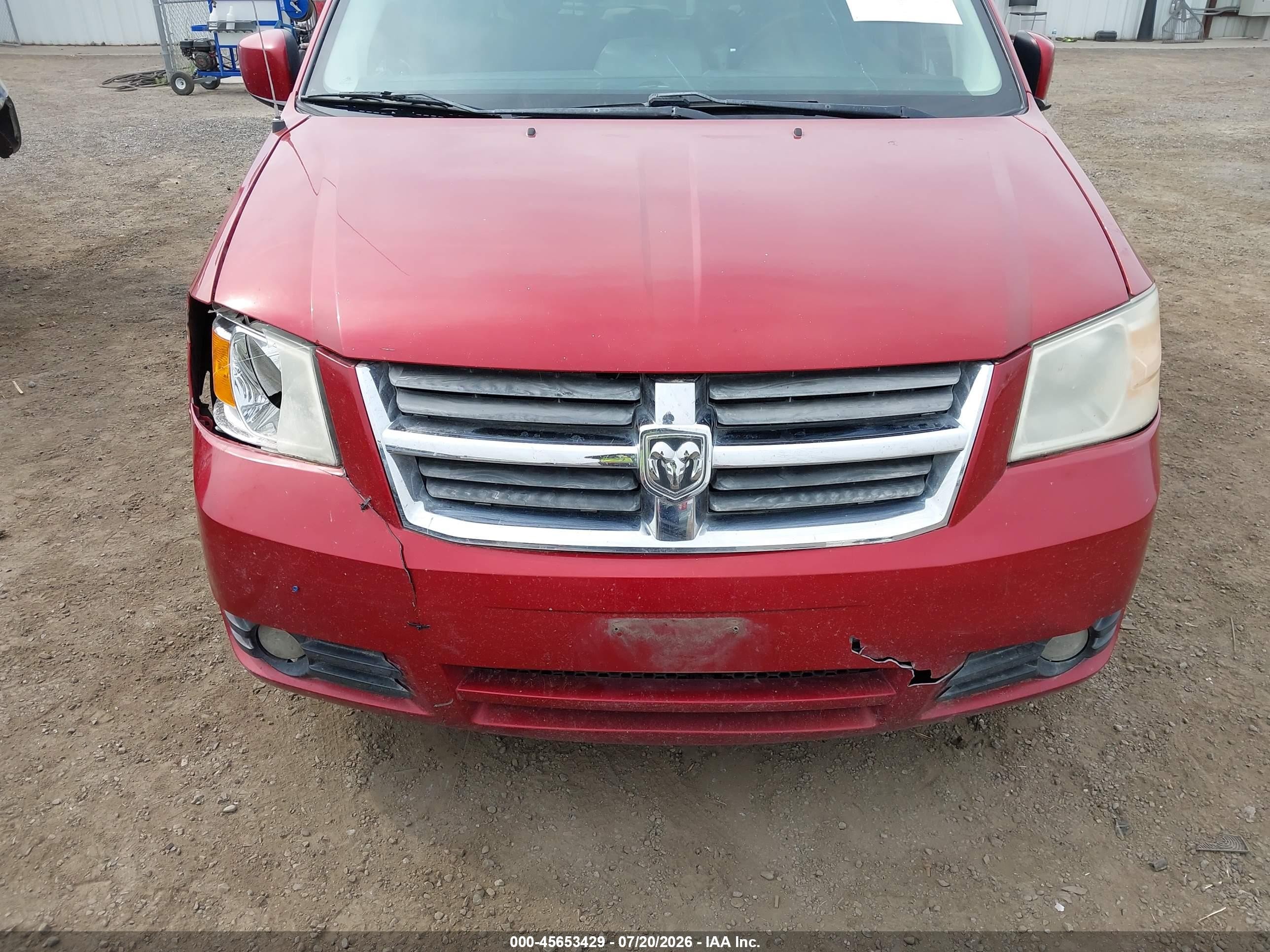 2008 Dodge Grand Caravan Sxt Красный vin: 1D8HN54P18B140441