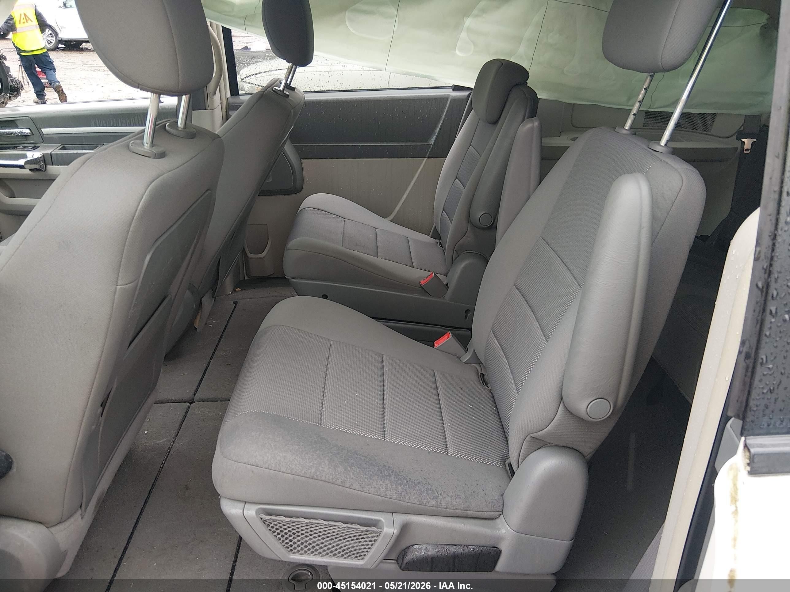 2008 Dodge Grand Caravan Sxt Белый vin: 1D8HN54P18B173696