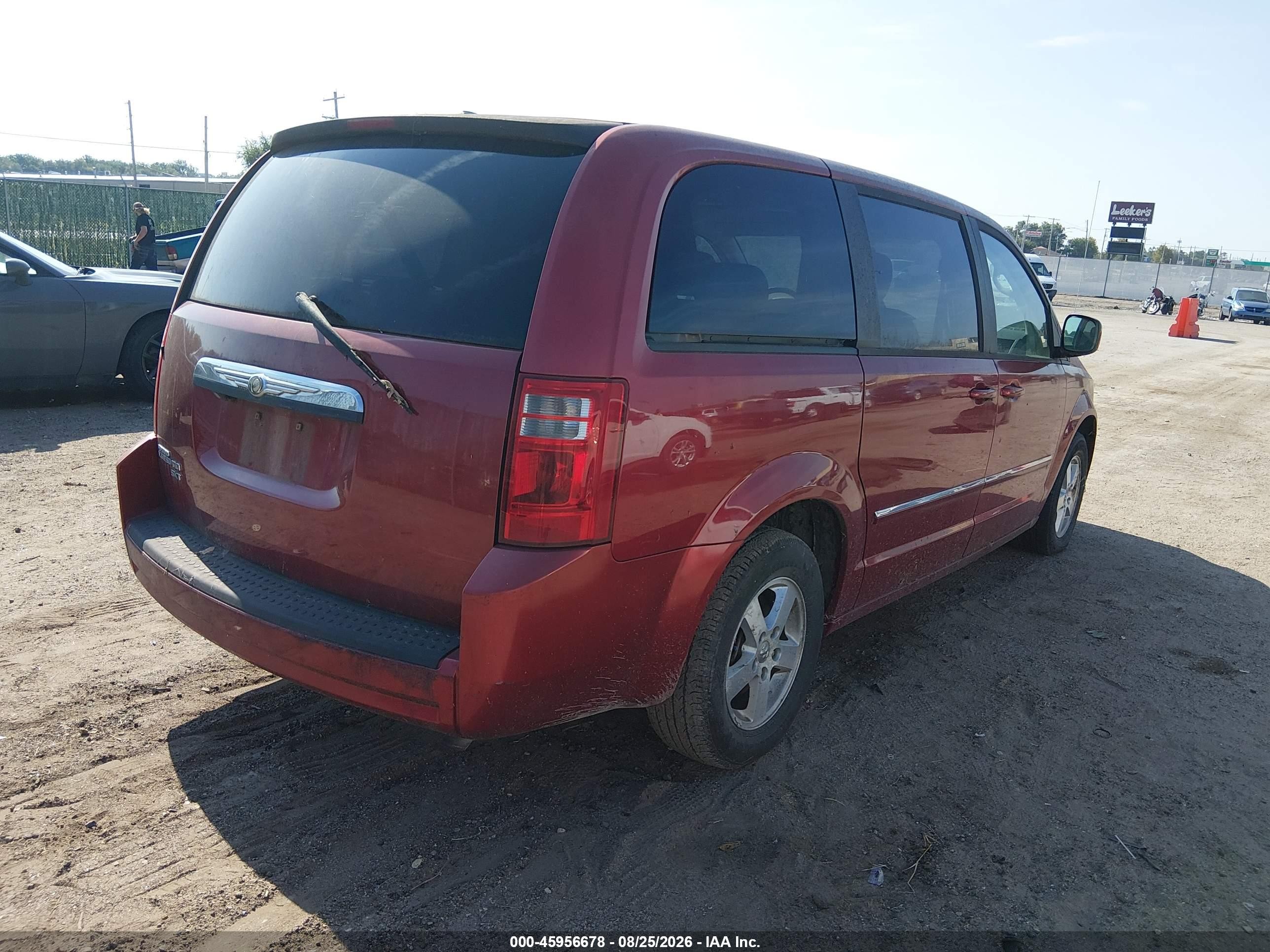 2008 Dodge Grand Caravan Sxt Красный vin: 1D8HN54P18B175478