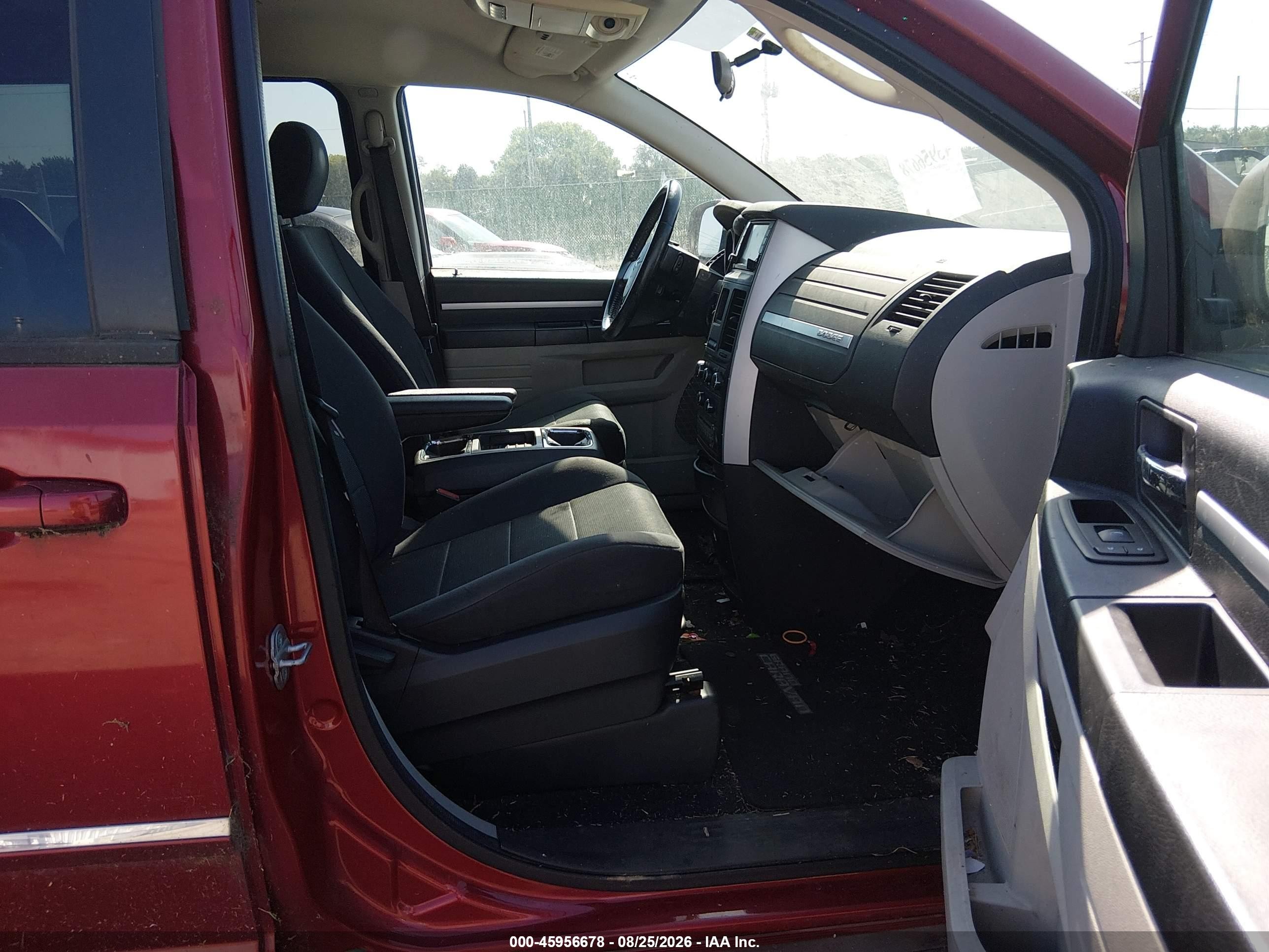 2008 Dodge Grand Caravan Sxt Красный vin: 1D8HN54P18B175478