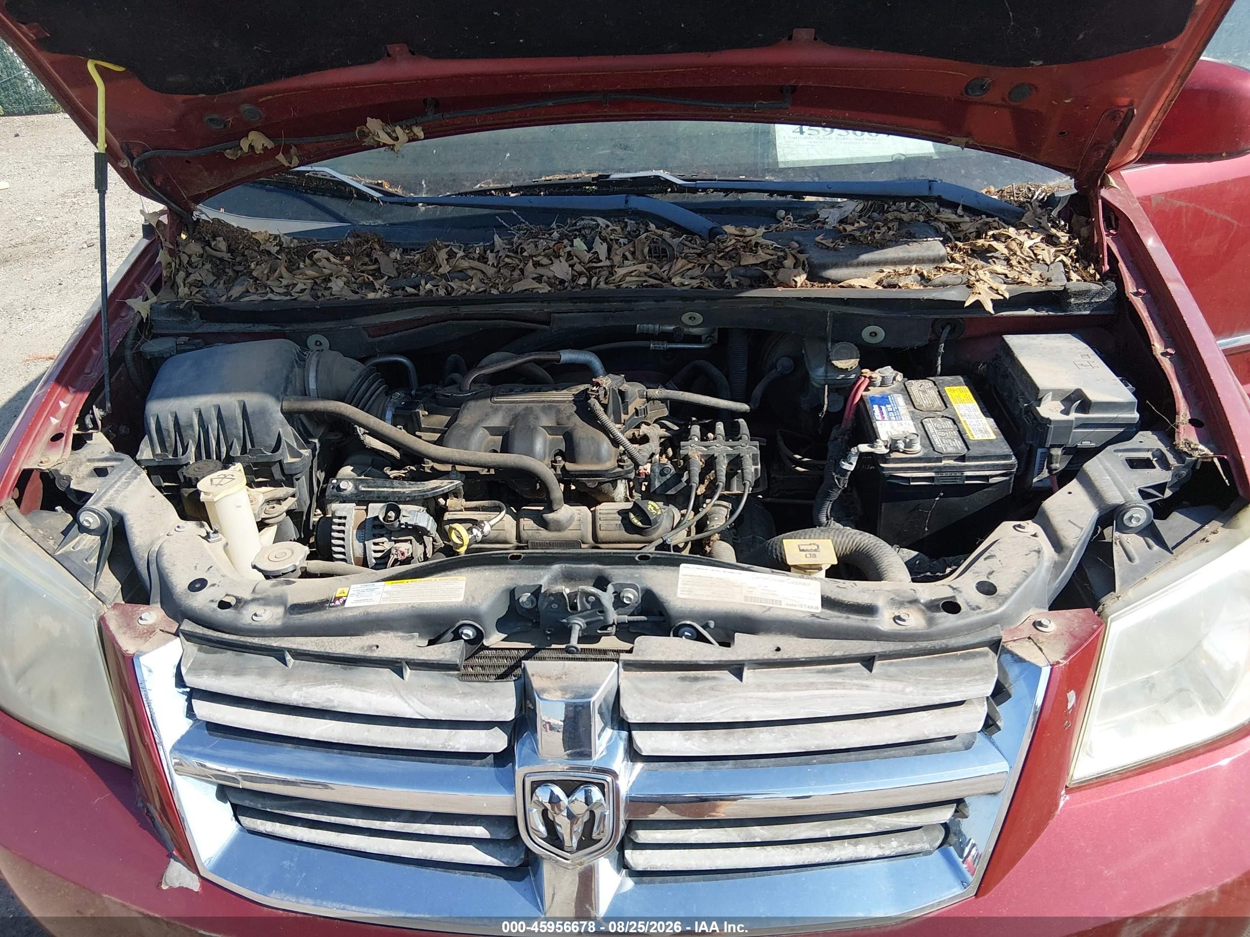 2008 Dodge Grand Caravan Sxt Красный vin: 1D8HN54P18B175478