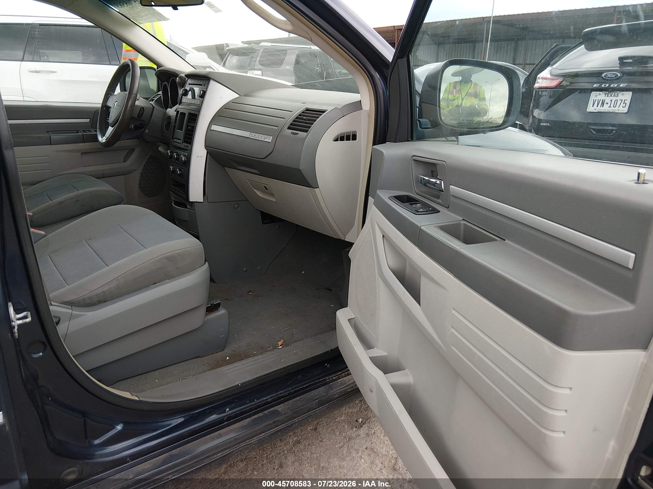 2008 Dodge Grand Caravan Sxt Blue vin: 1D8HN54P28B105875