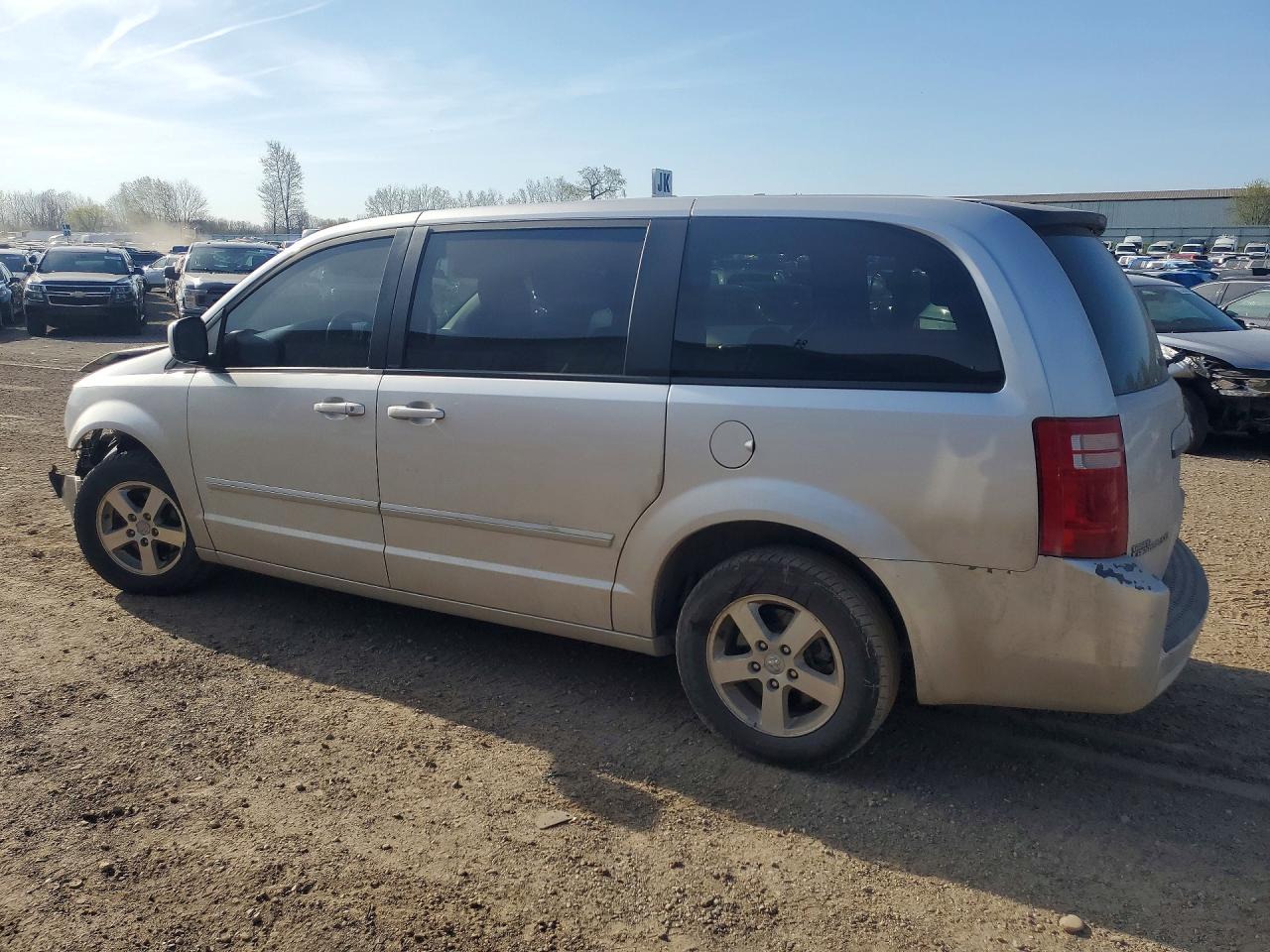 2008 Dodge Grand Caravan Sxt Silver vin: 1D8HN54P28B123535