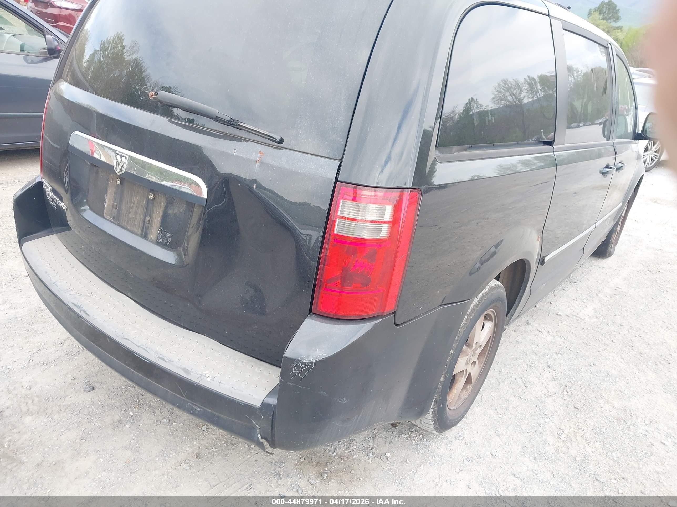2008 Dodge Grand Caravan Sxt Black vin: 1D8HN54P48B117073