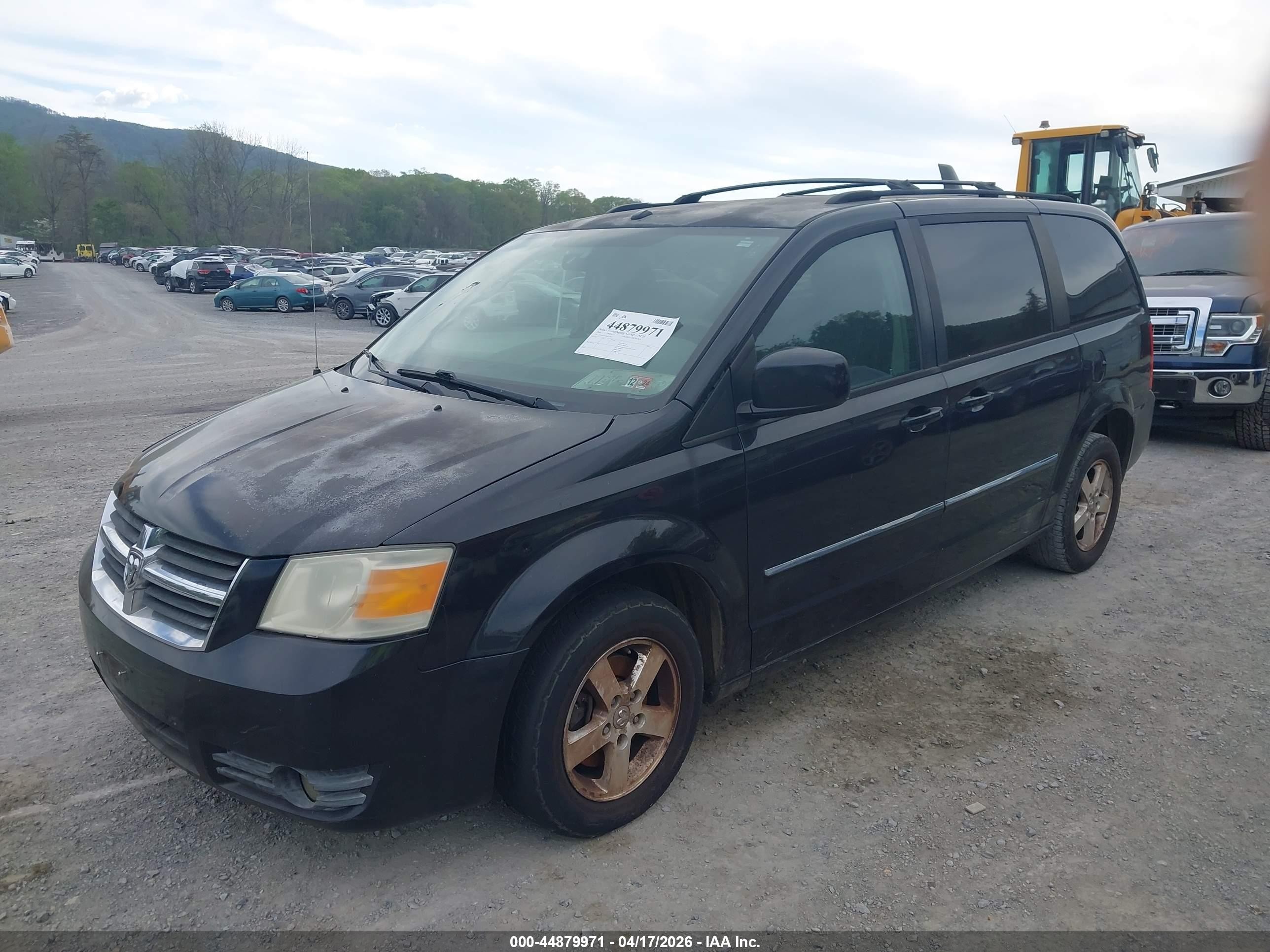 2008 Dodge Grand Caravan Sxt Black vin: 1D8HN54P48B117073