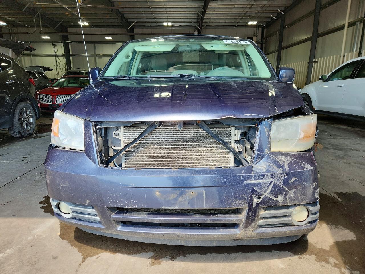 2008 Dodge Grand Caravan Sxt Blue vin: 1D8HN54P48B146668