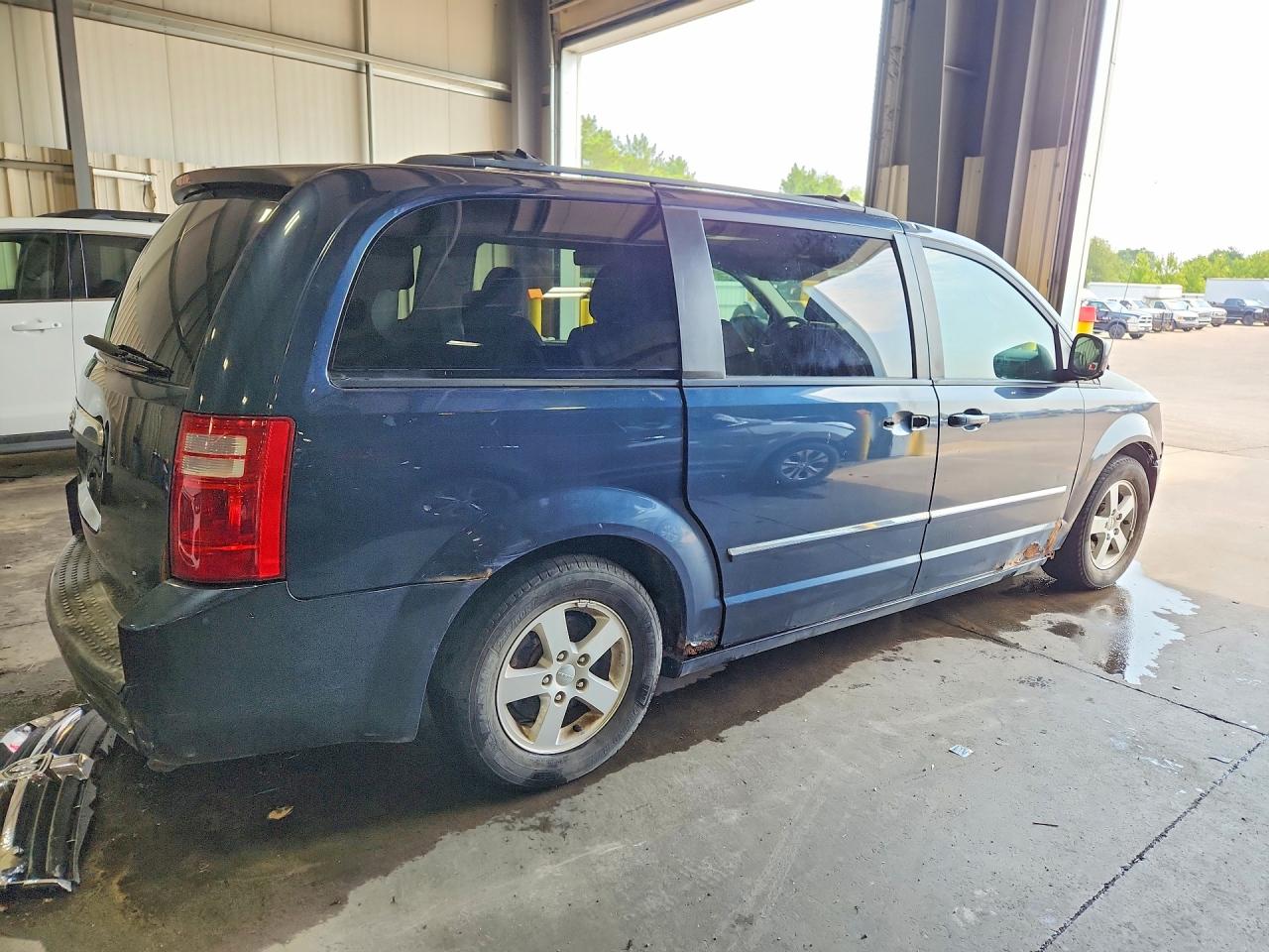 2008 Dodge Grand Caravan Sxt Blue vin: 1D8HN54P48B146668