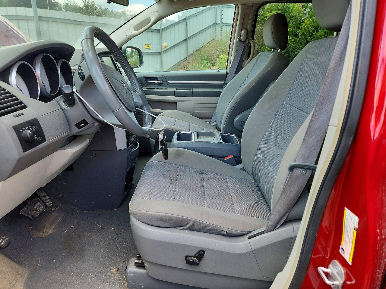 2008 Dodge Grand Caravan Sxt Red vin: 1D8HN54P48B153930