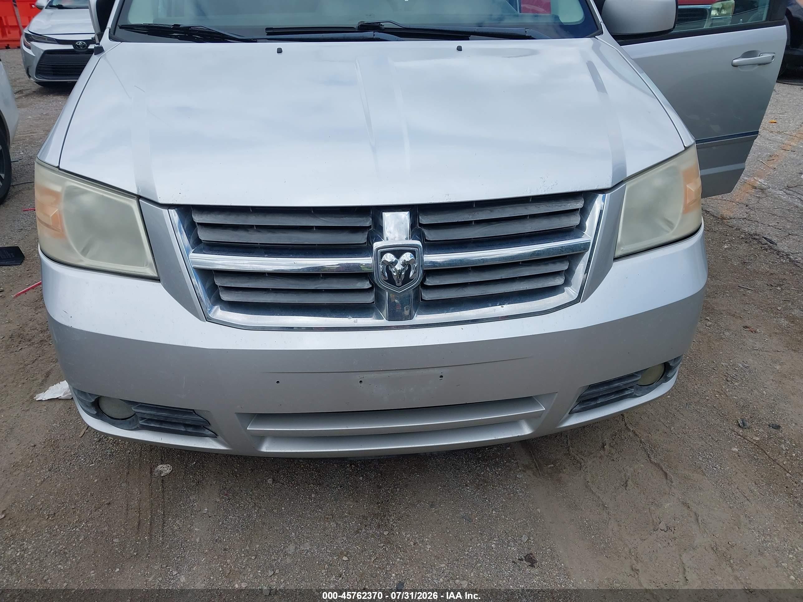 2008 Dodge Grand Caravan Sxt Silver vin: 1D8HN54P48B181632