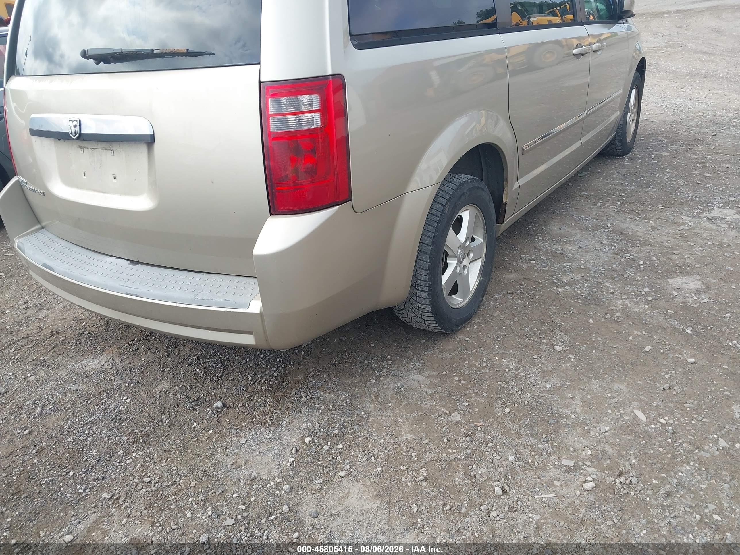 2008 Dodge Grand Caravan Sxt Tan vin: 1D8HN54P68B121772