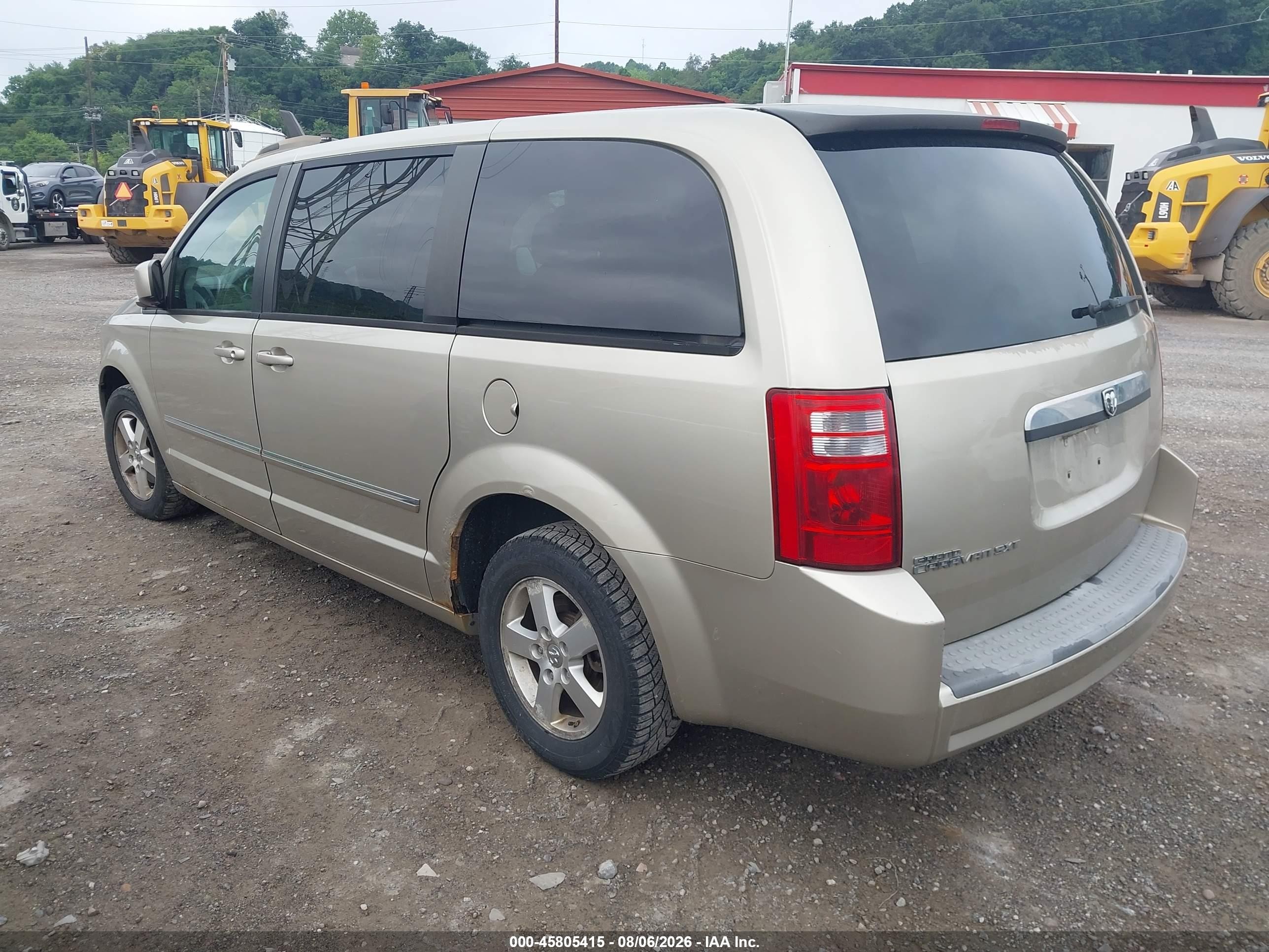 2008 Dodge Grand Caravan Sxt Tan vin: 1D8HN54P68B121772