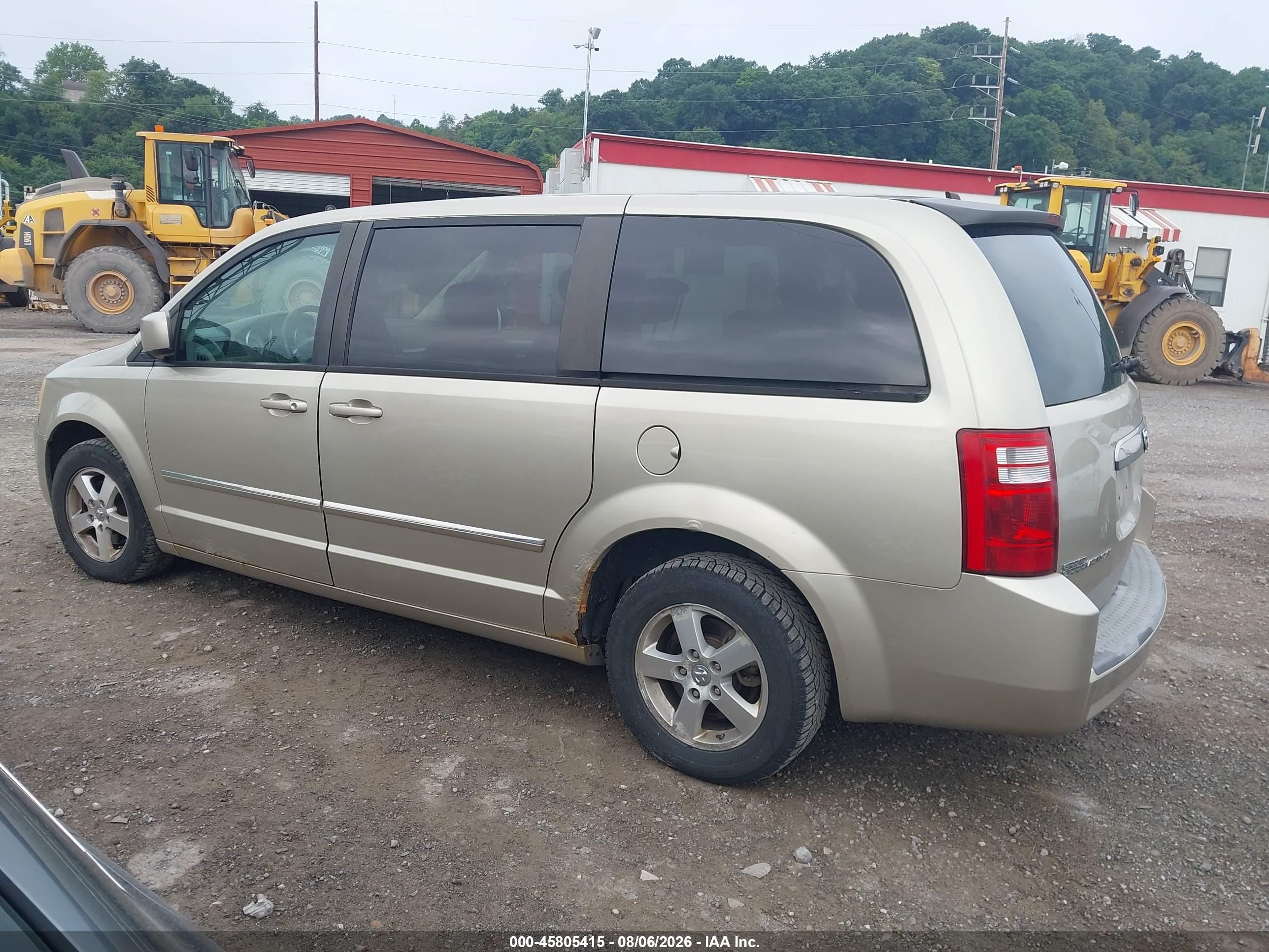 2008 Dodge Grand Caravan Sxt Tan vin: 1D8HN54P68B121772