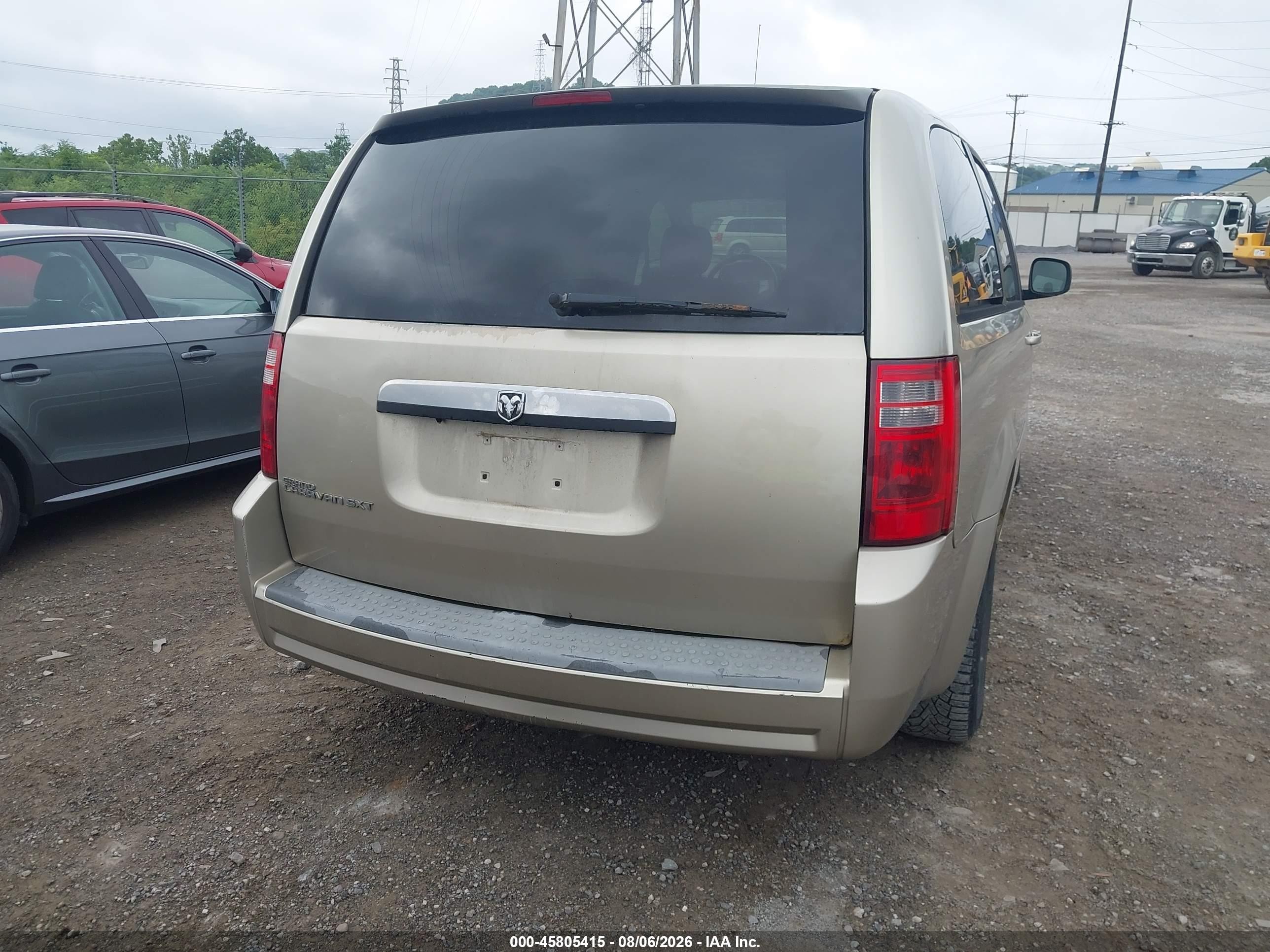 2008 Dodge Grand Caravan Sxt Tan vin: 1D8HN54P68B121772