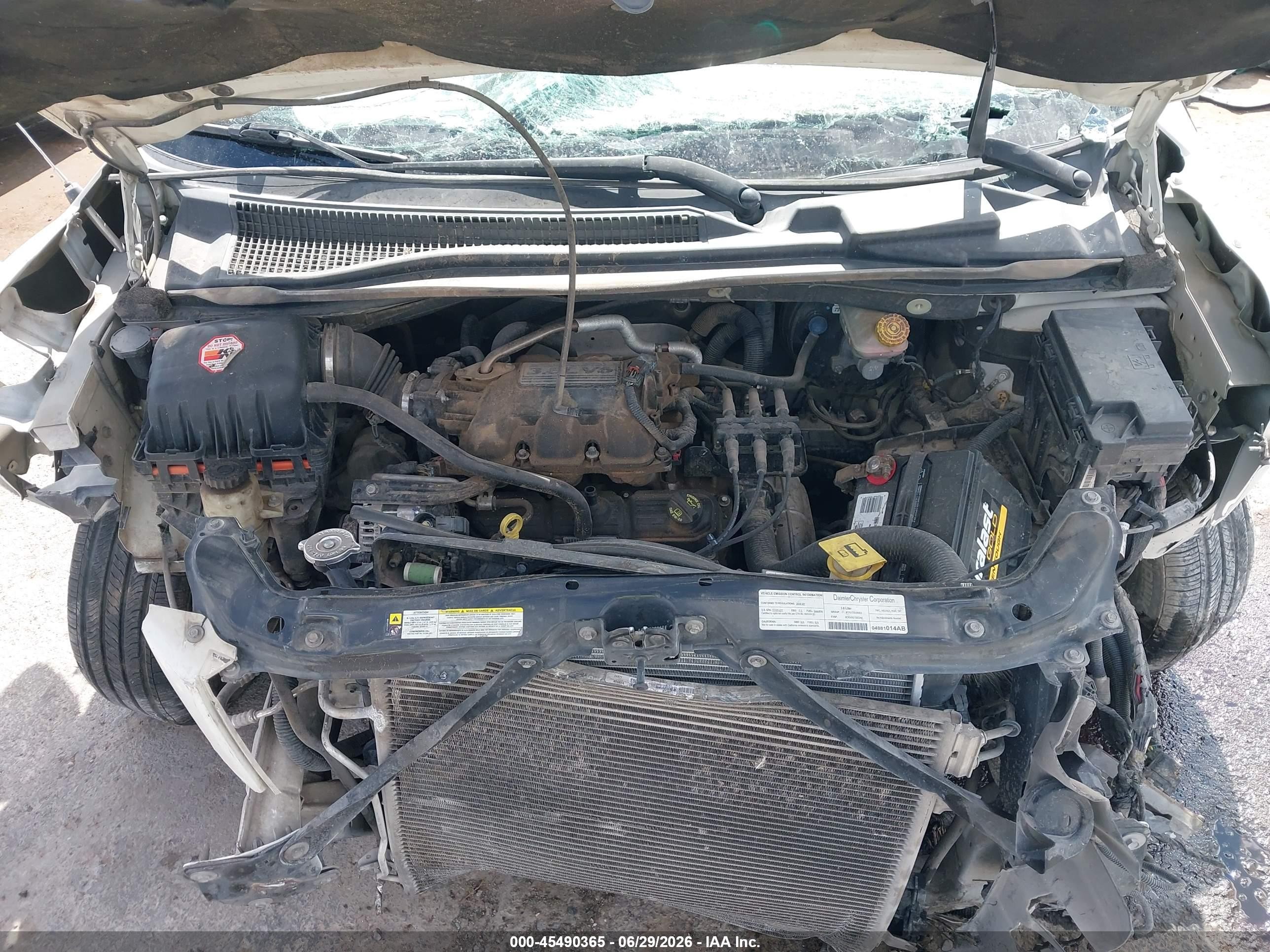 2008 Dodge Grand Caravan Sxt White vin: 1D8HN54P78B116693