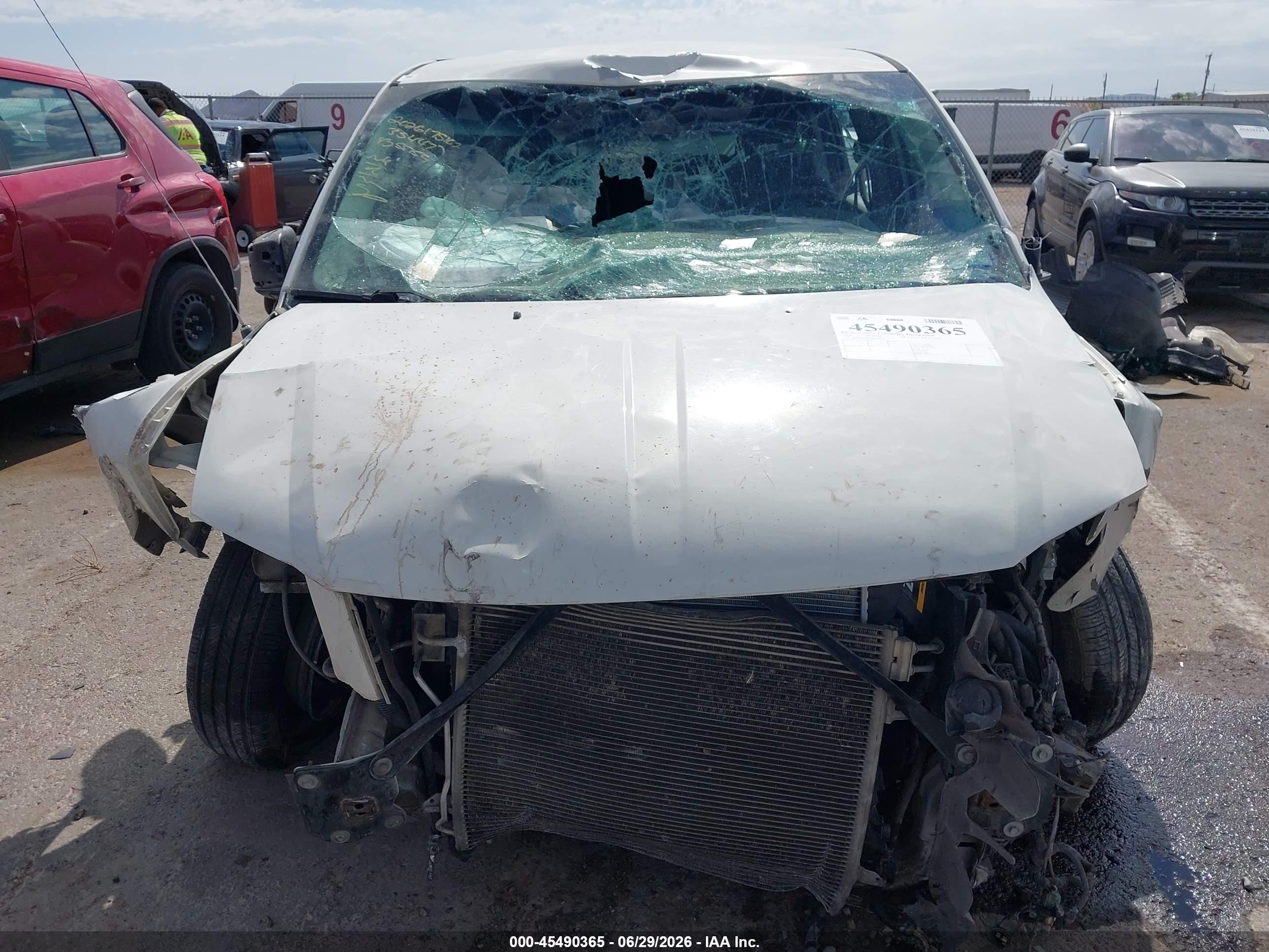 2008 Dodge Grand Caravan Sxt White vin: 1D8HN54P78B116693