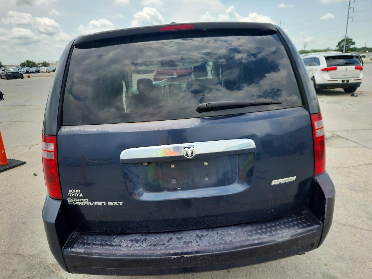 2008 Dodge Grand Caravan Sxt Blue vin: 1D8HN54P78B141903