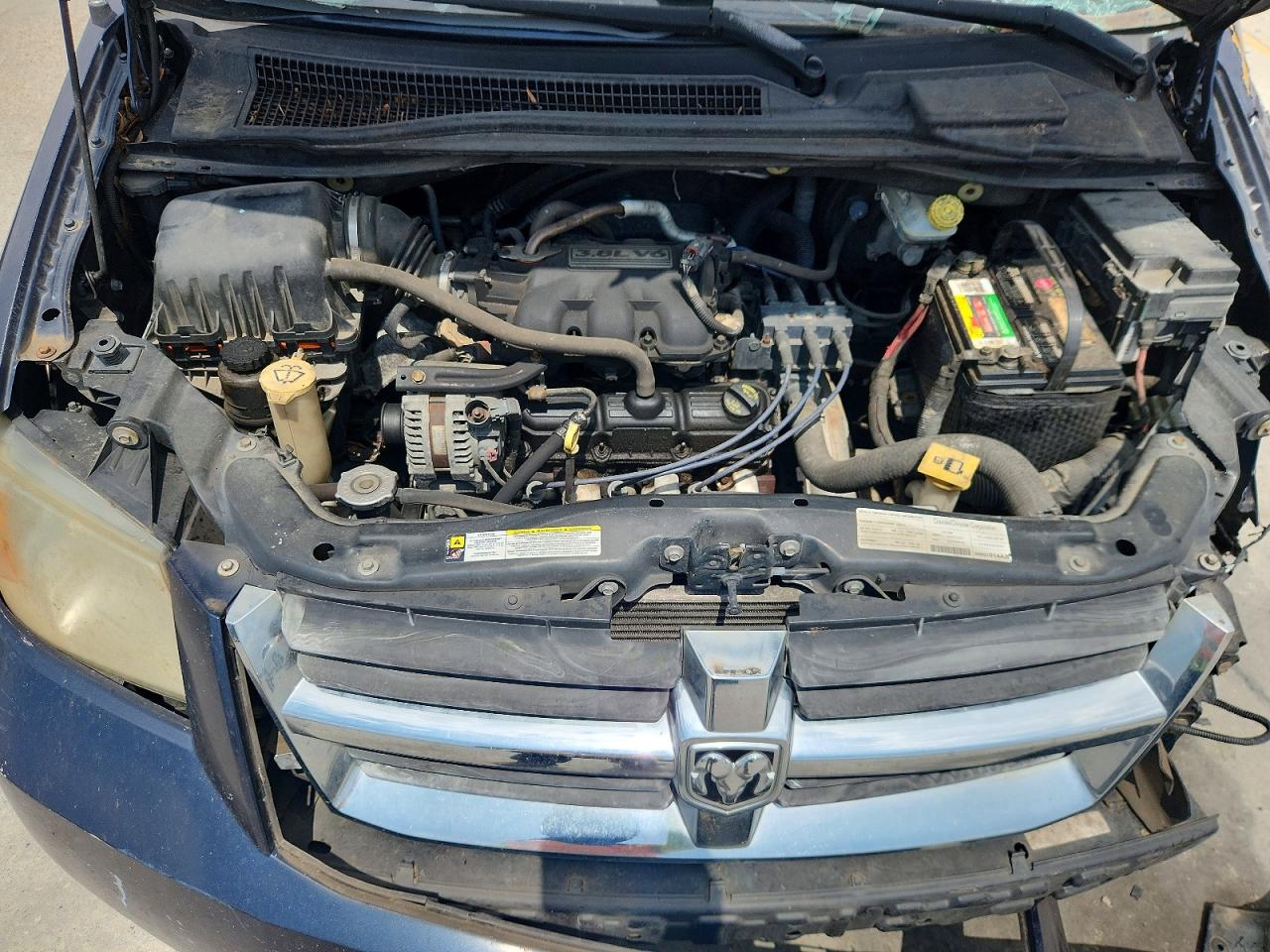 2008 Dodge Grand Caravan Sxt Blue vin: 1D8HN54P78B141903