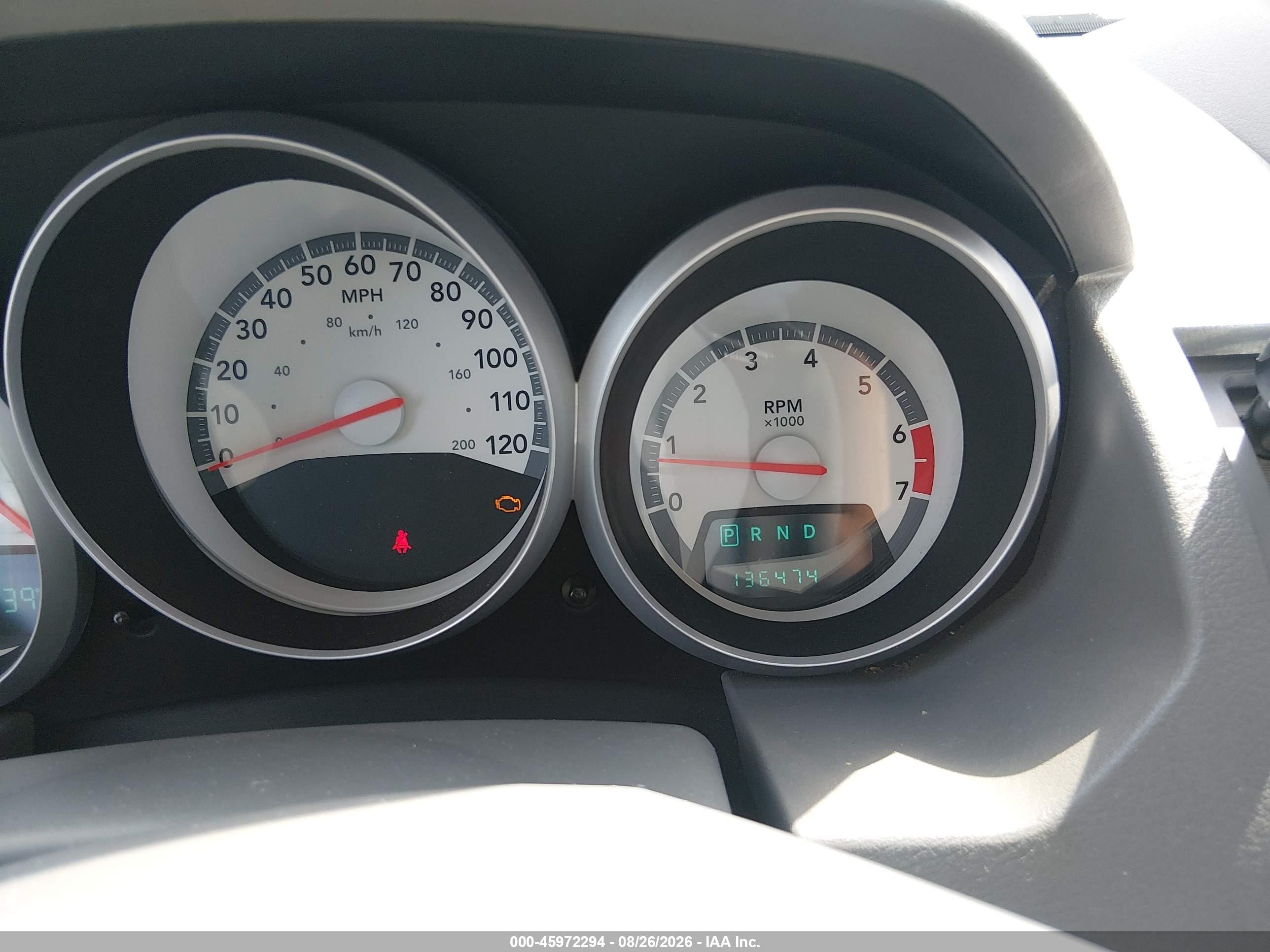 2008 Dodge Grand Caravan Sxt Red vin: 1D8HN54P88B104262