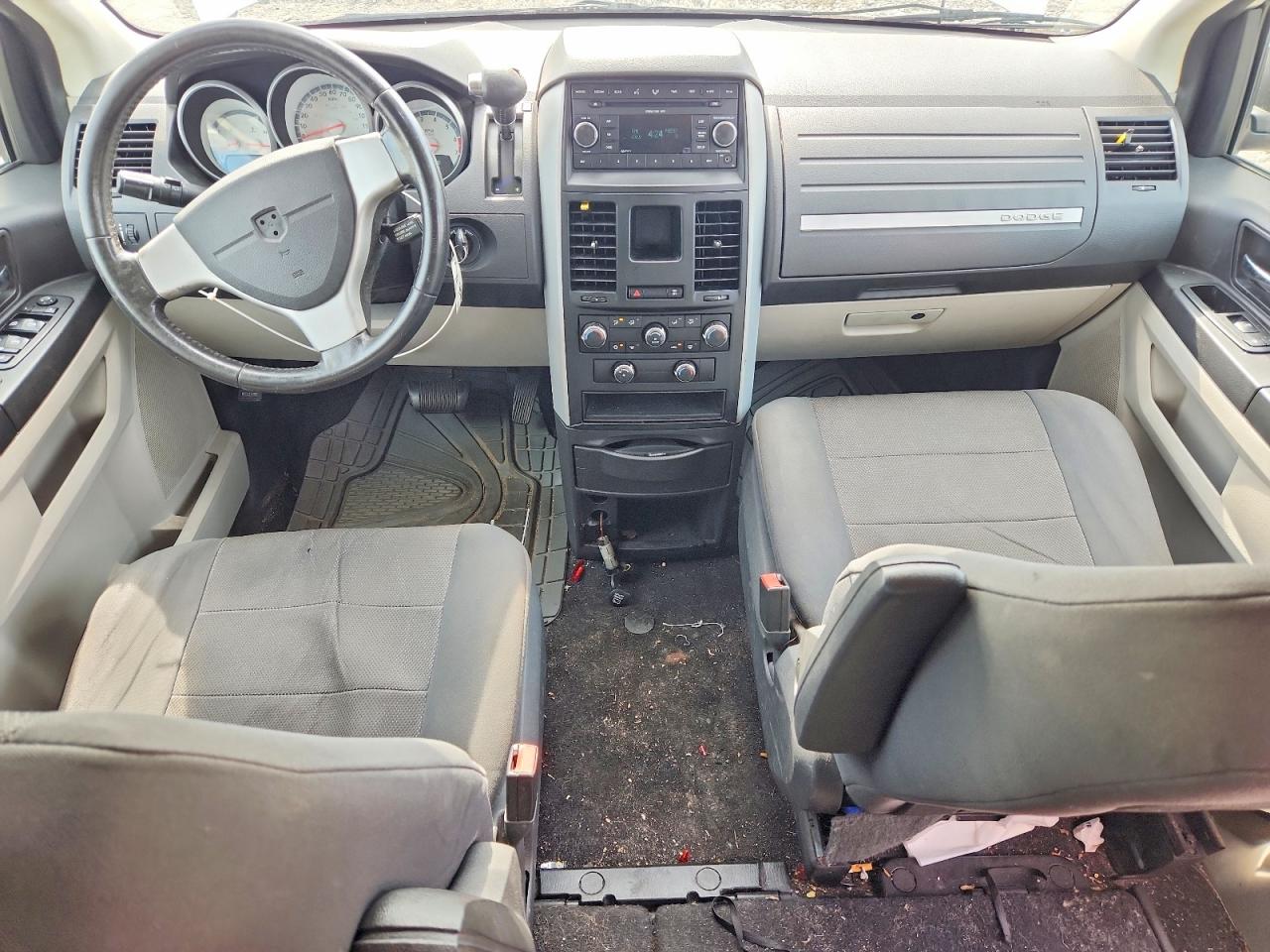 2008 Dodge Caravan White vin: 1D8HN54P88B134913