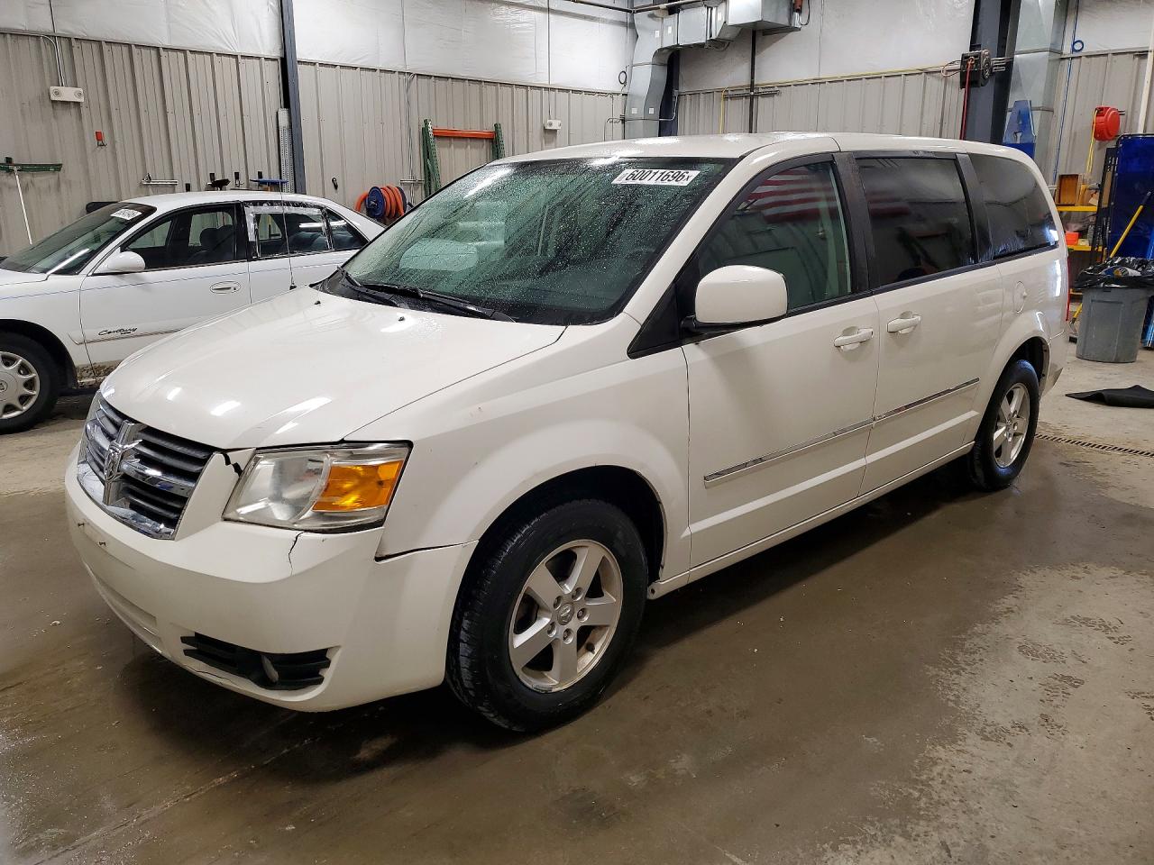 2008 Dodge Grand Caravan Sxt White vin: 1D8HN54P88B151033