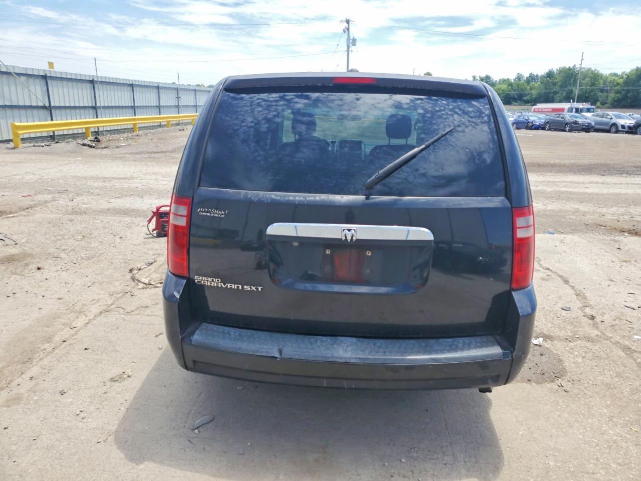 2008 Dodge Grand Caravan Sxt Black vin: 1D8HN54P88B176160