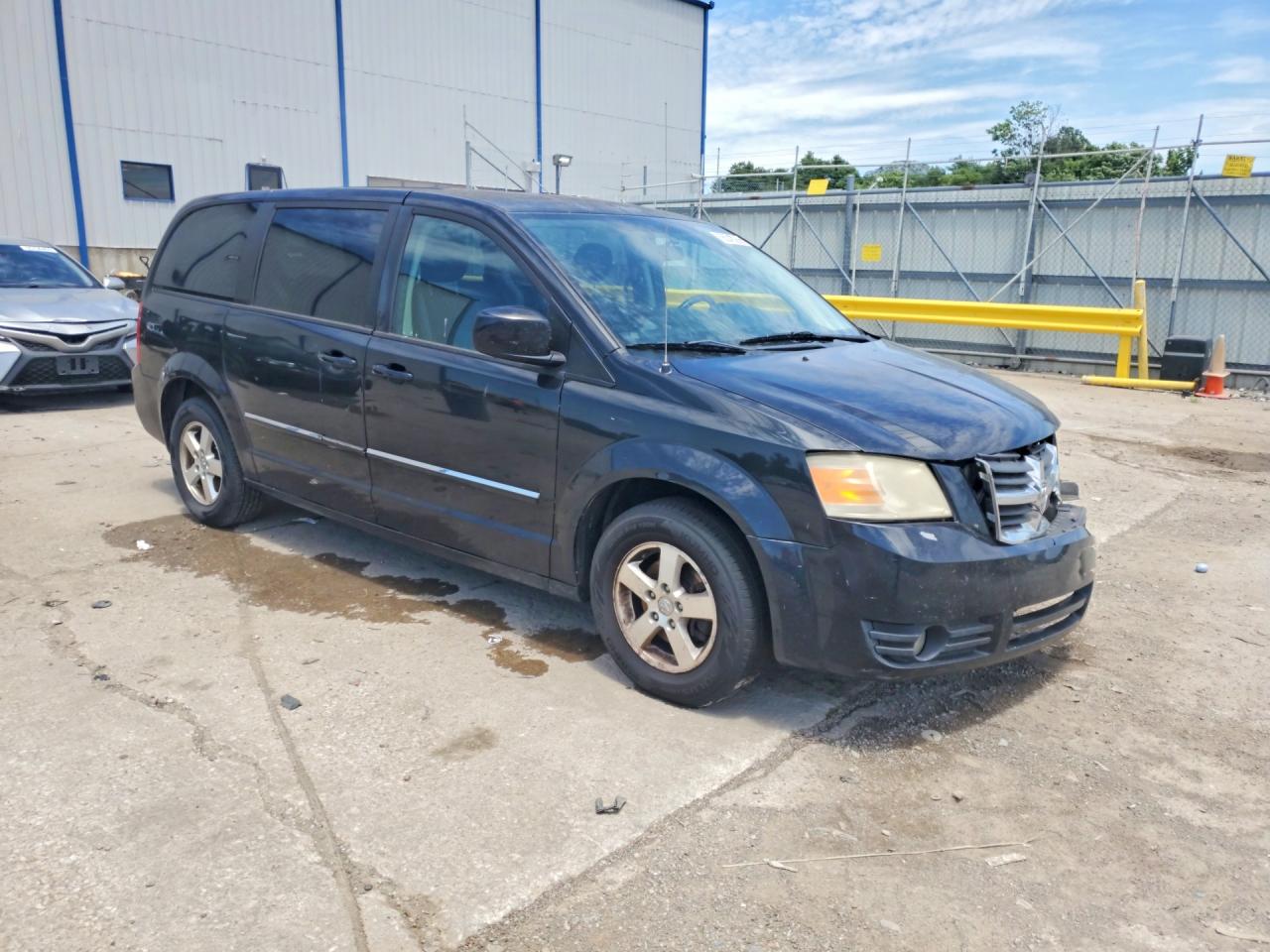 2008 Dodge Grand Caravan Sxt Black vin: 1D8HN54P88B176160